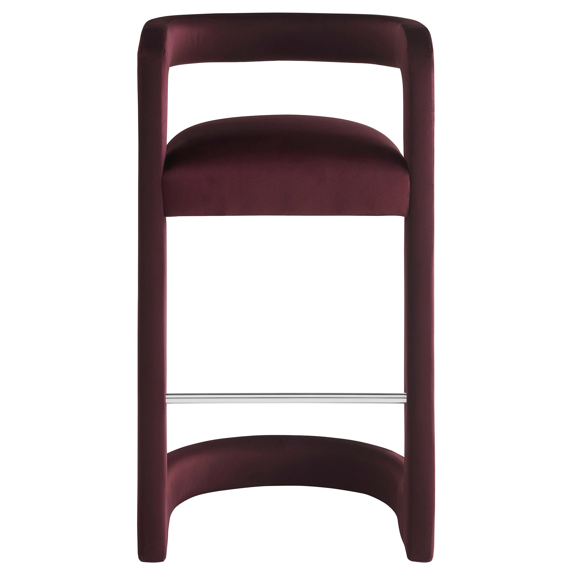 Winslow Performance Velvet Bar Stool Set of 2 by Modway