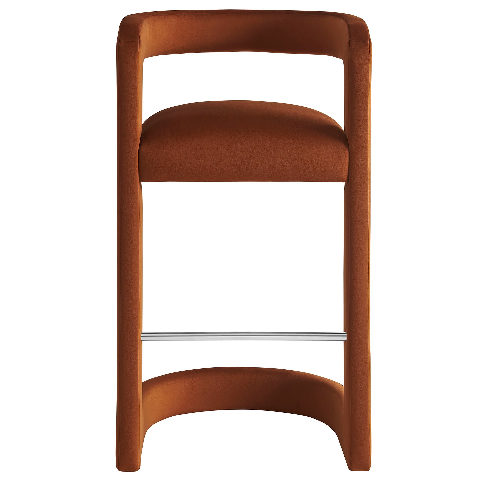 Winslow Performance Velvet Bar Stool Set of 2 by Modway