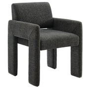 Daven Fabric Upholstered Dining Chair - Charcoal