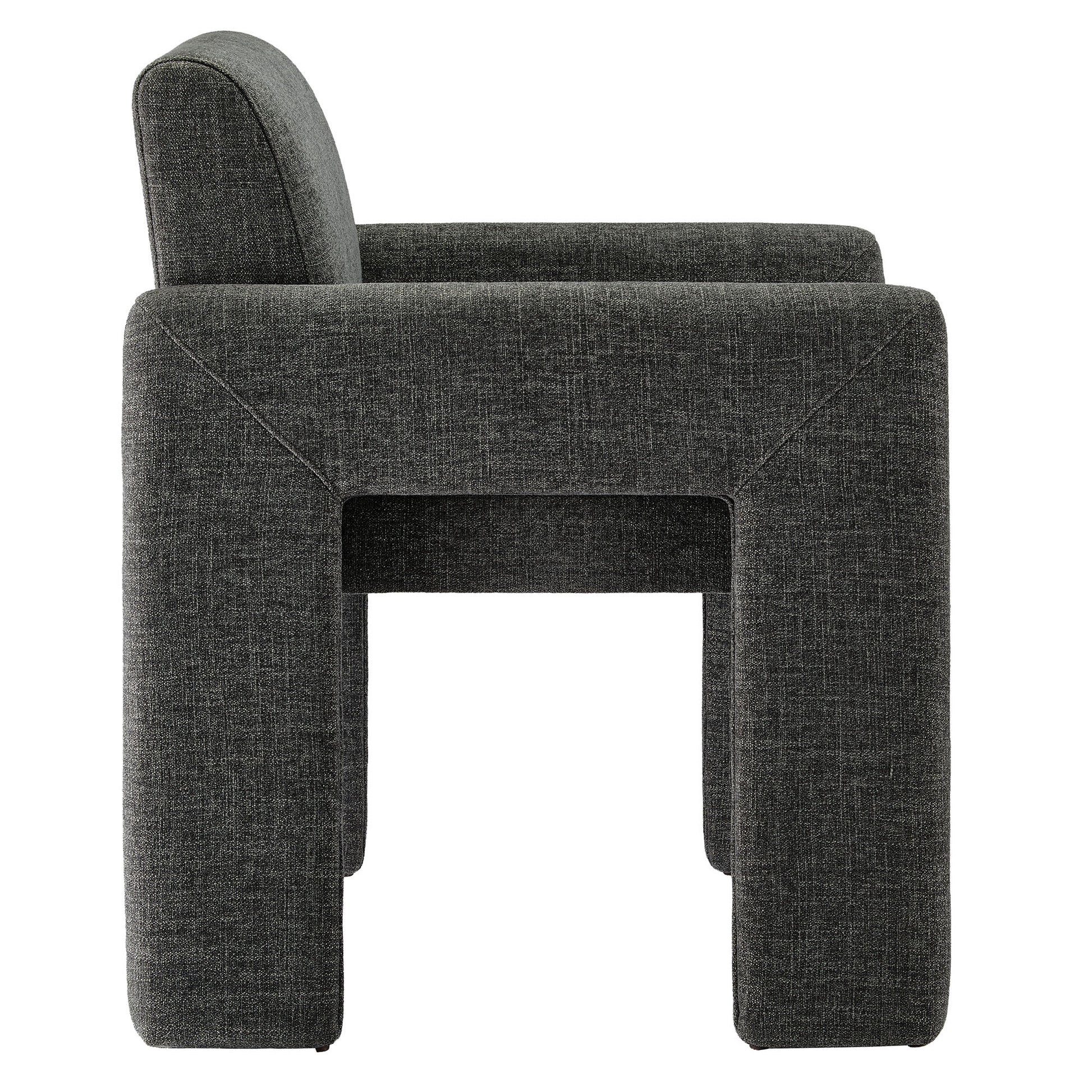 Daven Fabric Upholstered Dining Chair - Linen