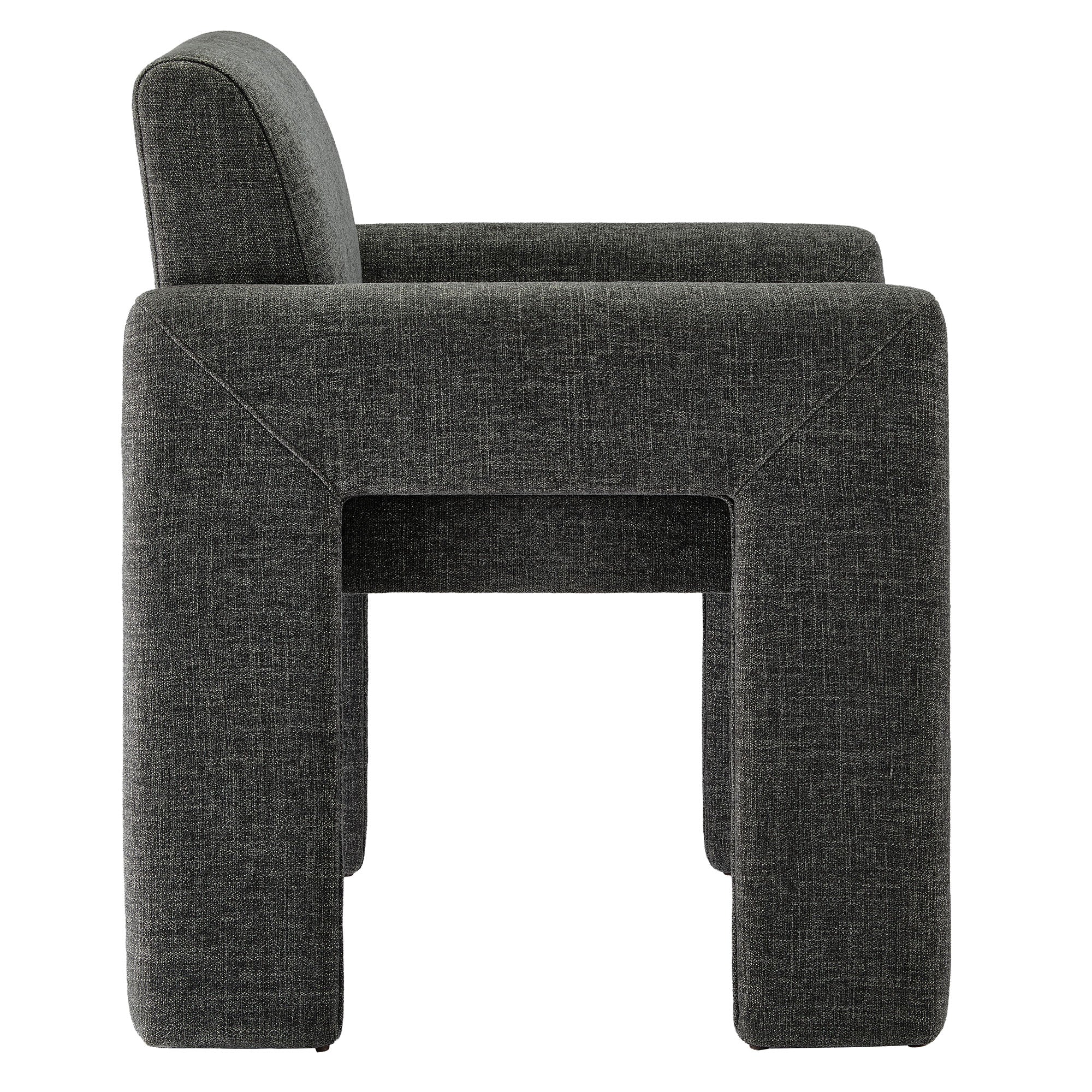 Daven Fabric Upholstered Dining Chair - Linen