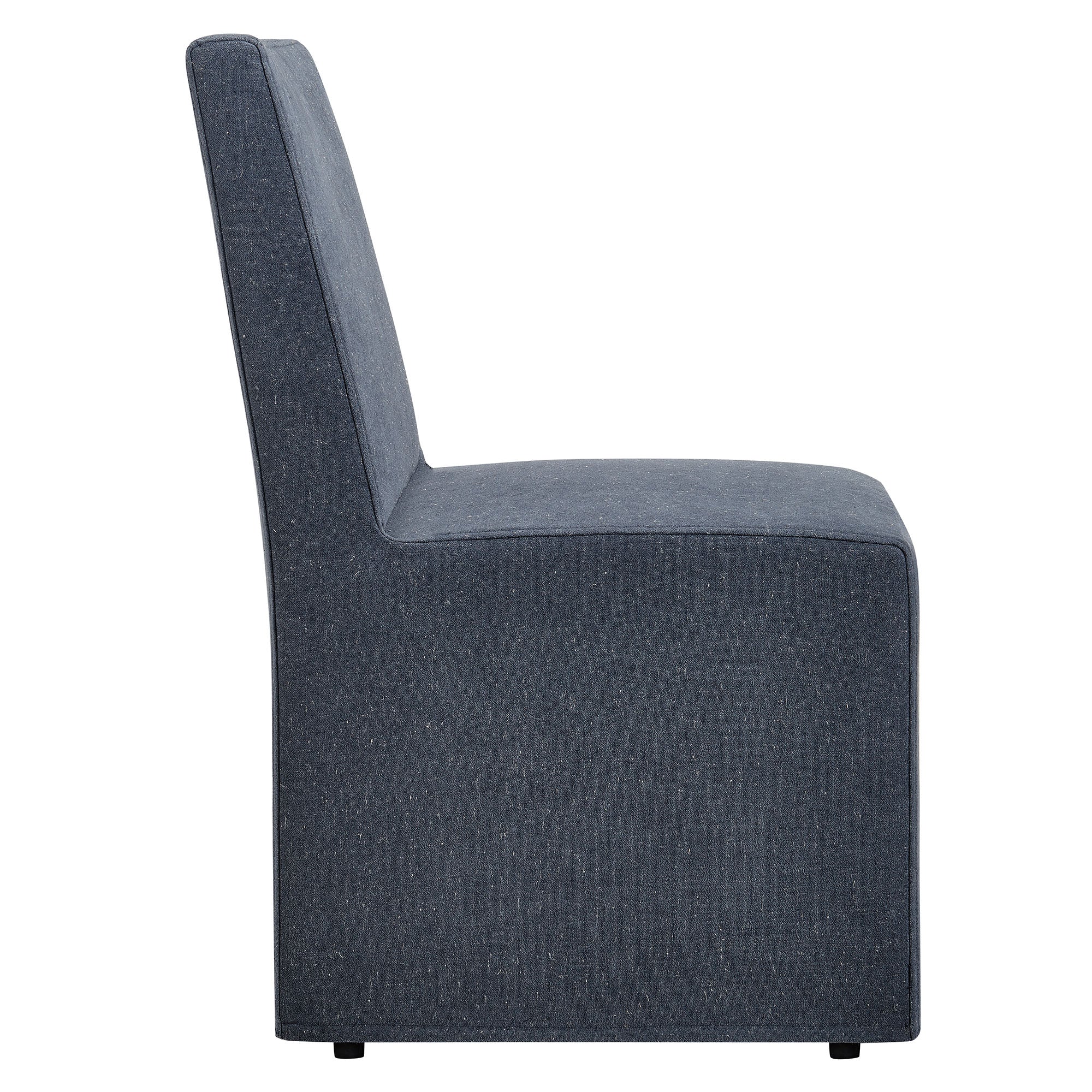 Tessera Upholstered Linen-Blend Slipcovered Dining Chair