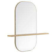 Solstice Large Oval Mirror - Oak
