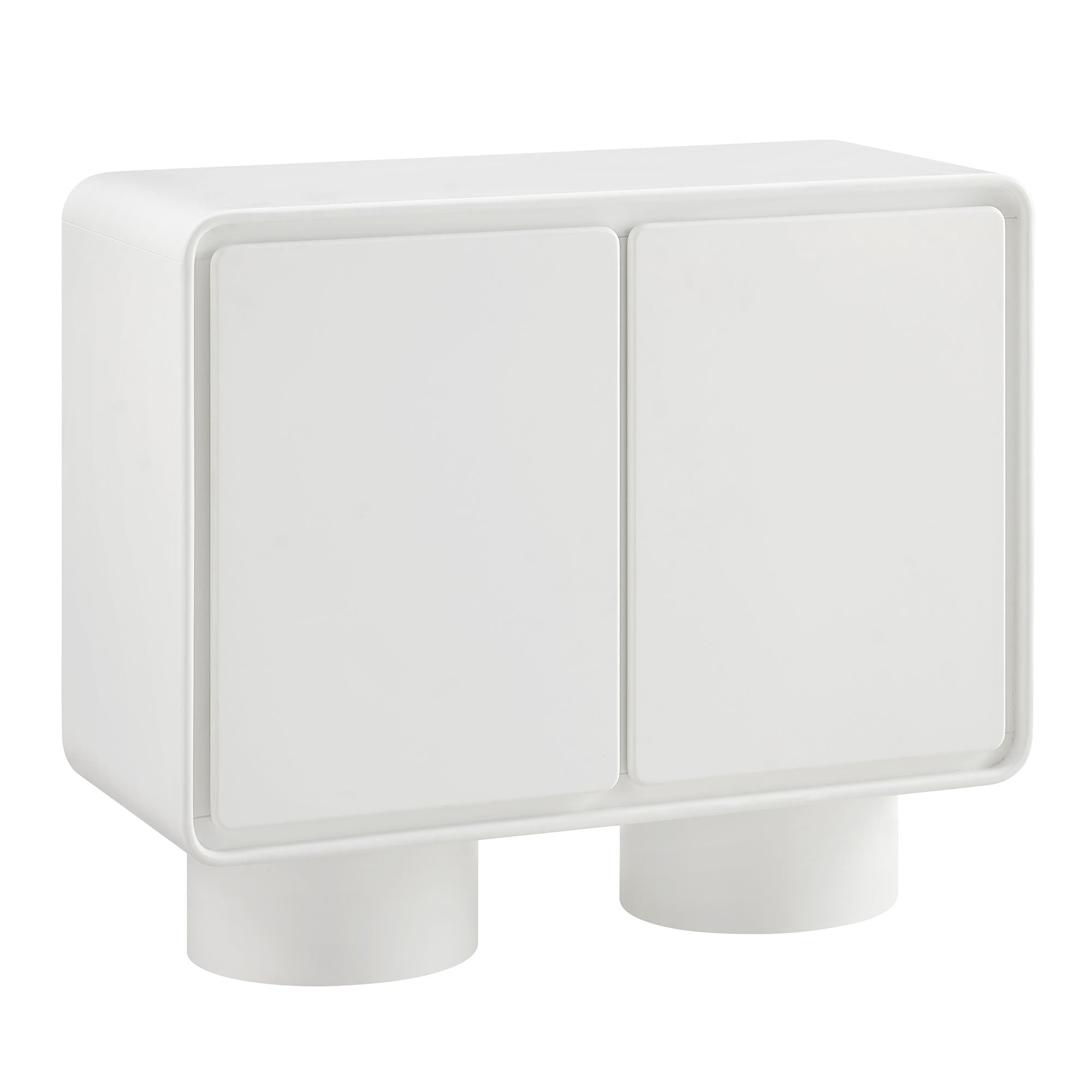 Lumo 2-Door Accent Cabinet - White