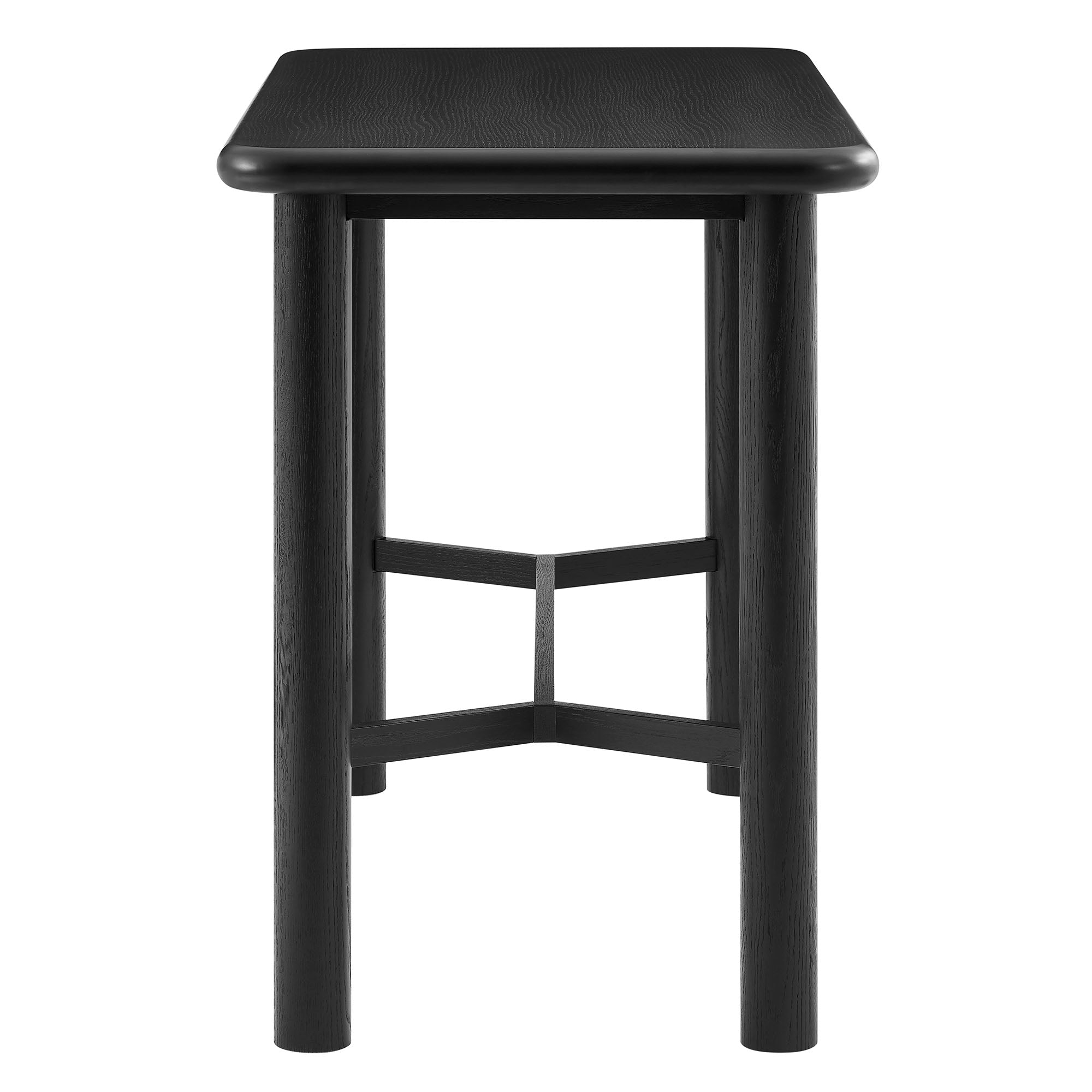 Alvia Rectangular 60" Oak Wood Bar Table by Modway