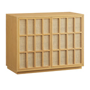 Aiko 39 Inch Japandi Accent Cabinet - Light Oak