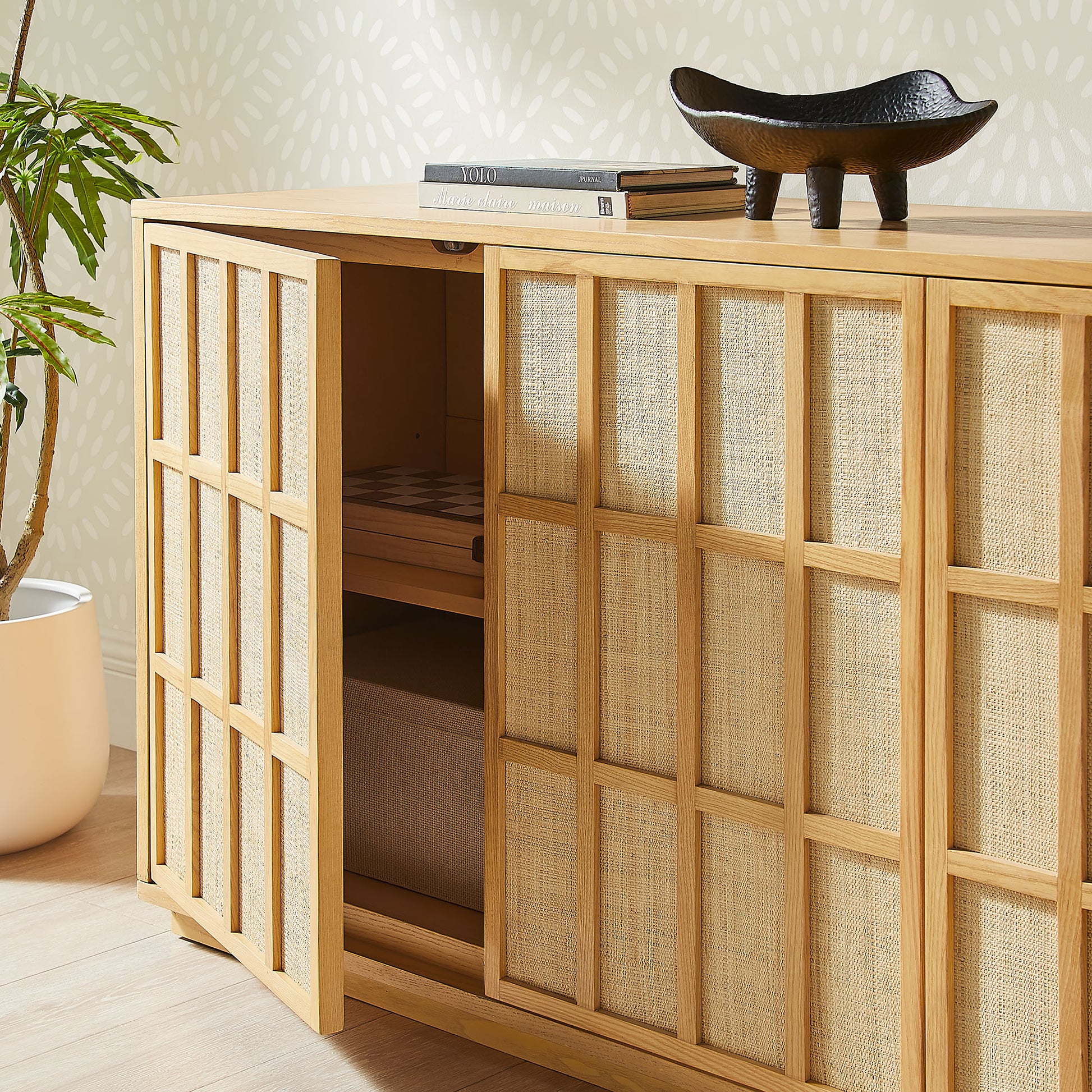 Aiko 76 Inch Japandi Sideboard