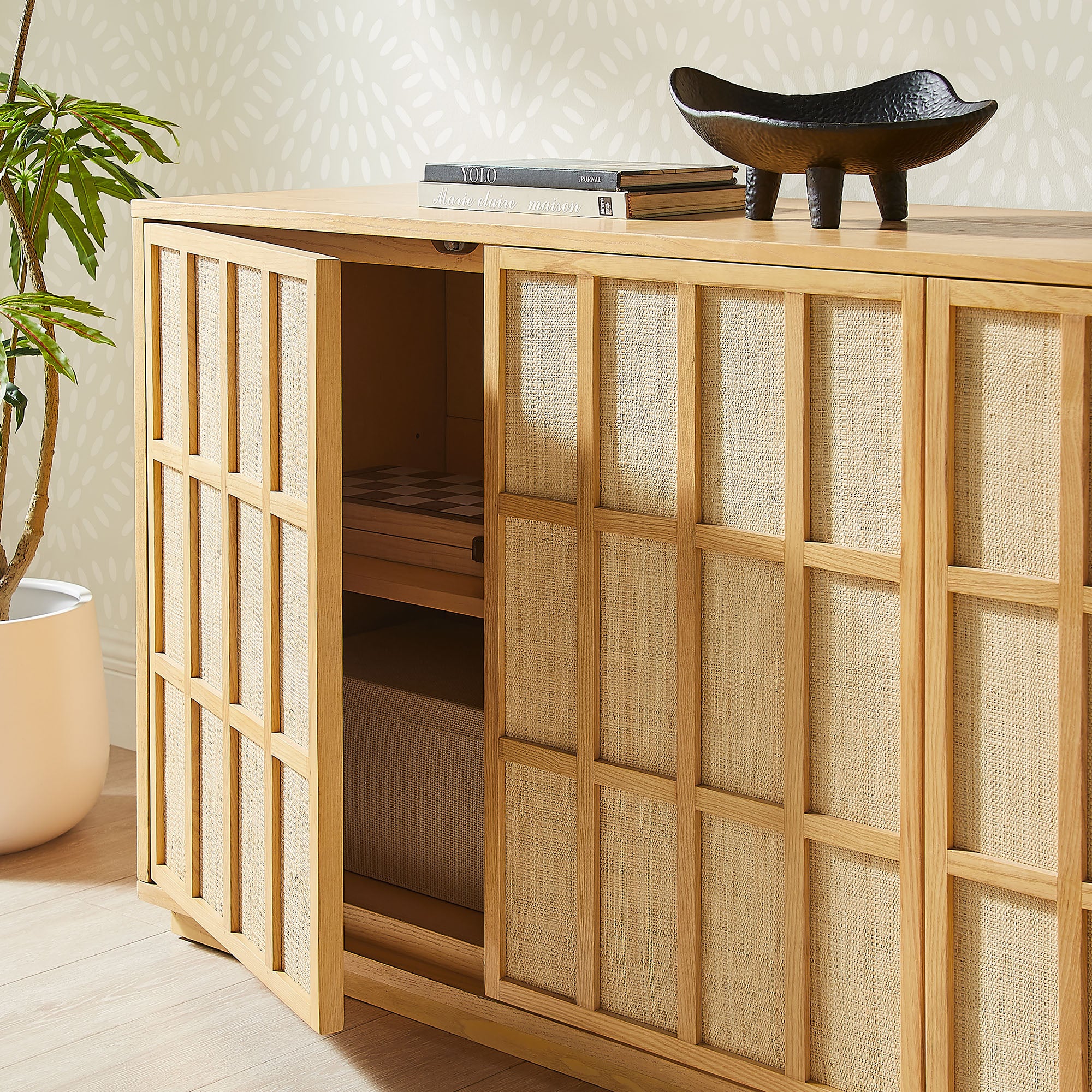 Aiko 76 Inch Japandi Sideboard