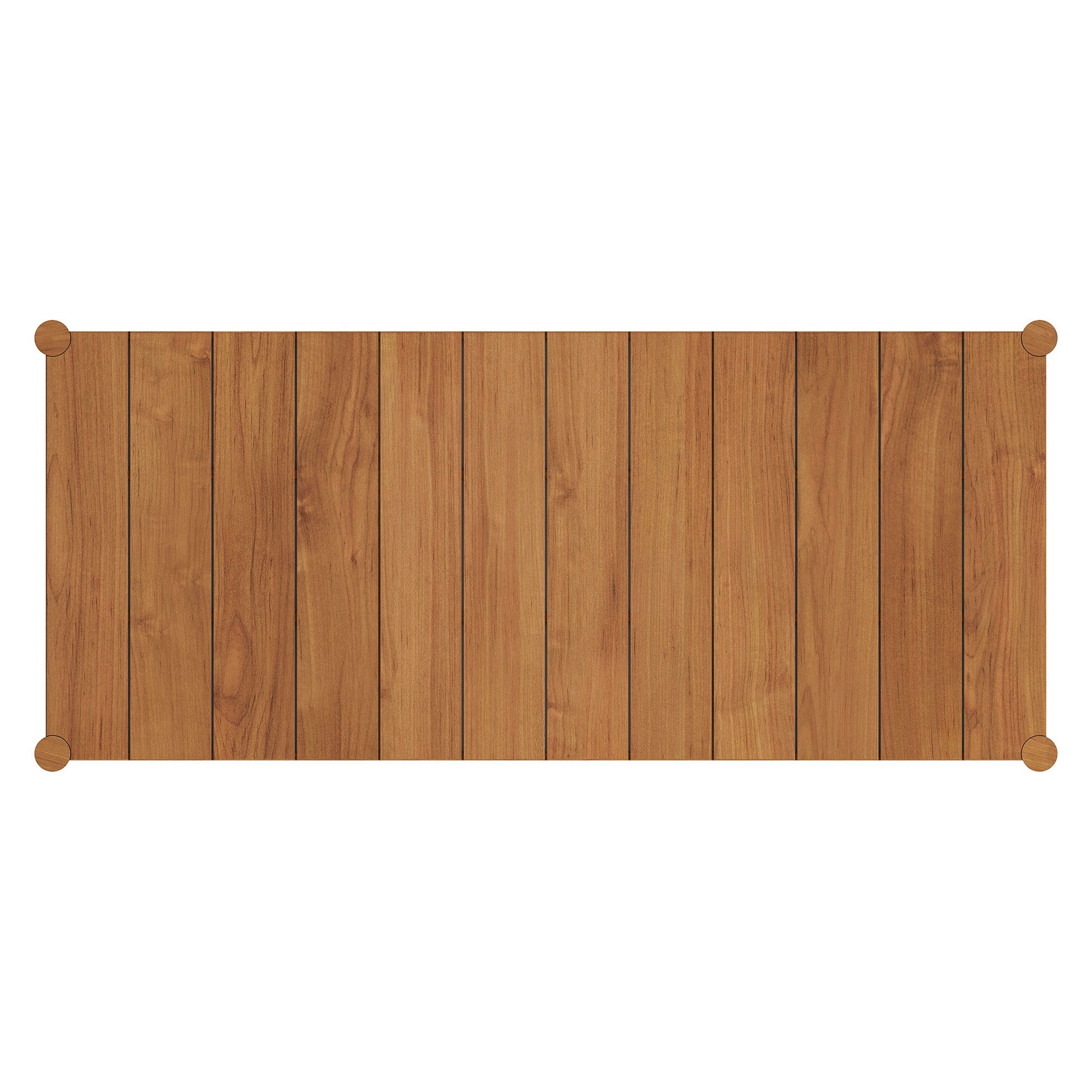 Eleni 89-Inch Outdoor Patio Teak Wood Dining Table