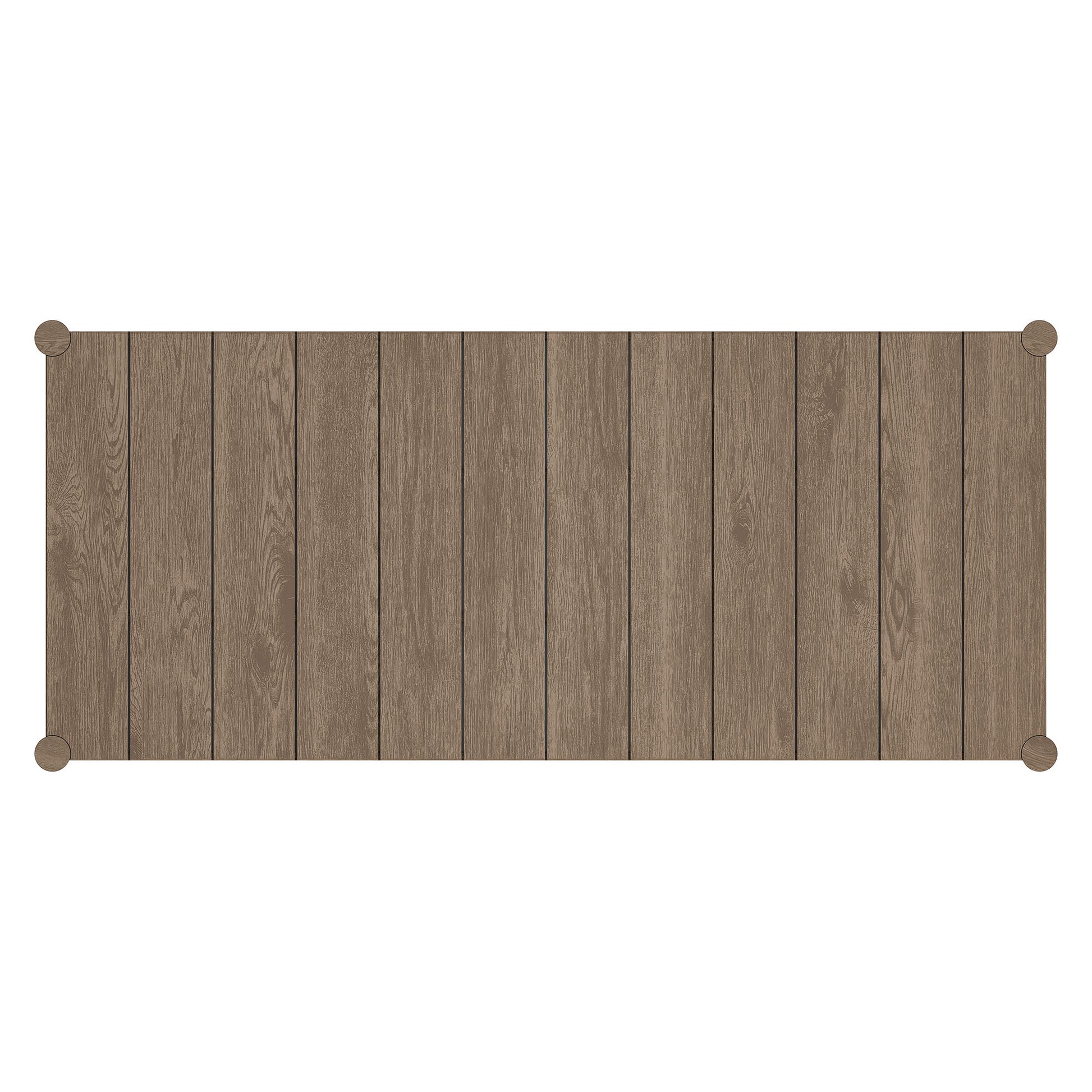 Eleni 89-Inch Outdoor Patio Teak Wood Dining Table