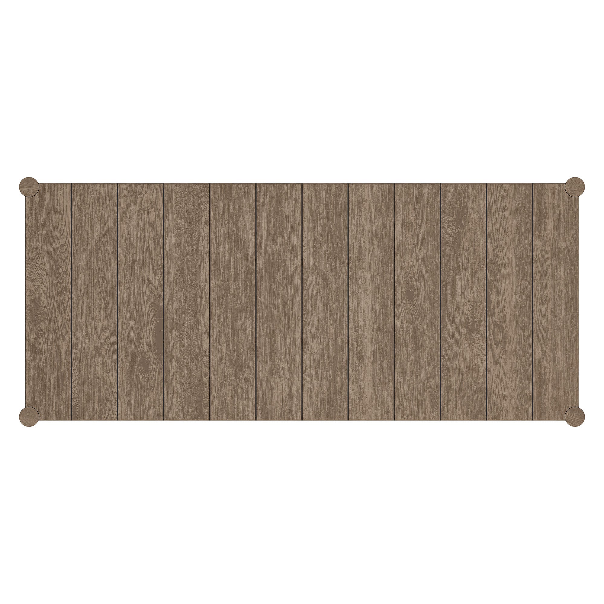 Eleni 89-Inch Outdoor Patio Teak Wood Dining Table