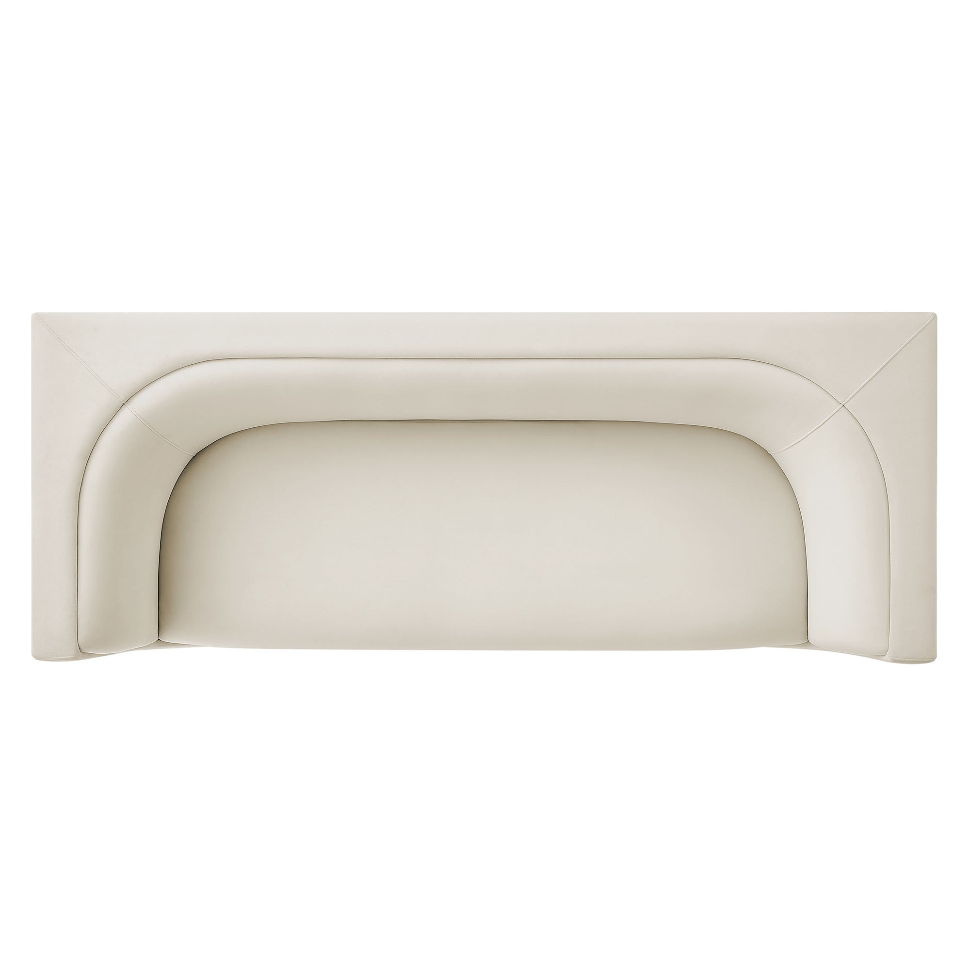 Hilda 86" Curved Back Performance Velvet Sofa