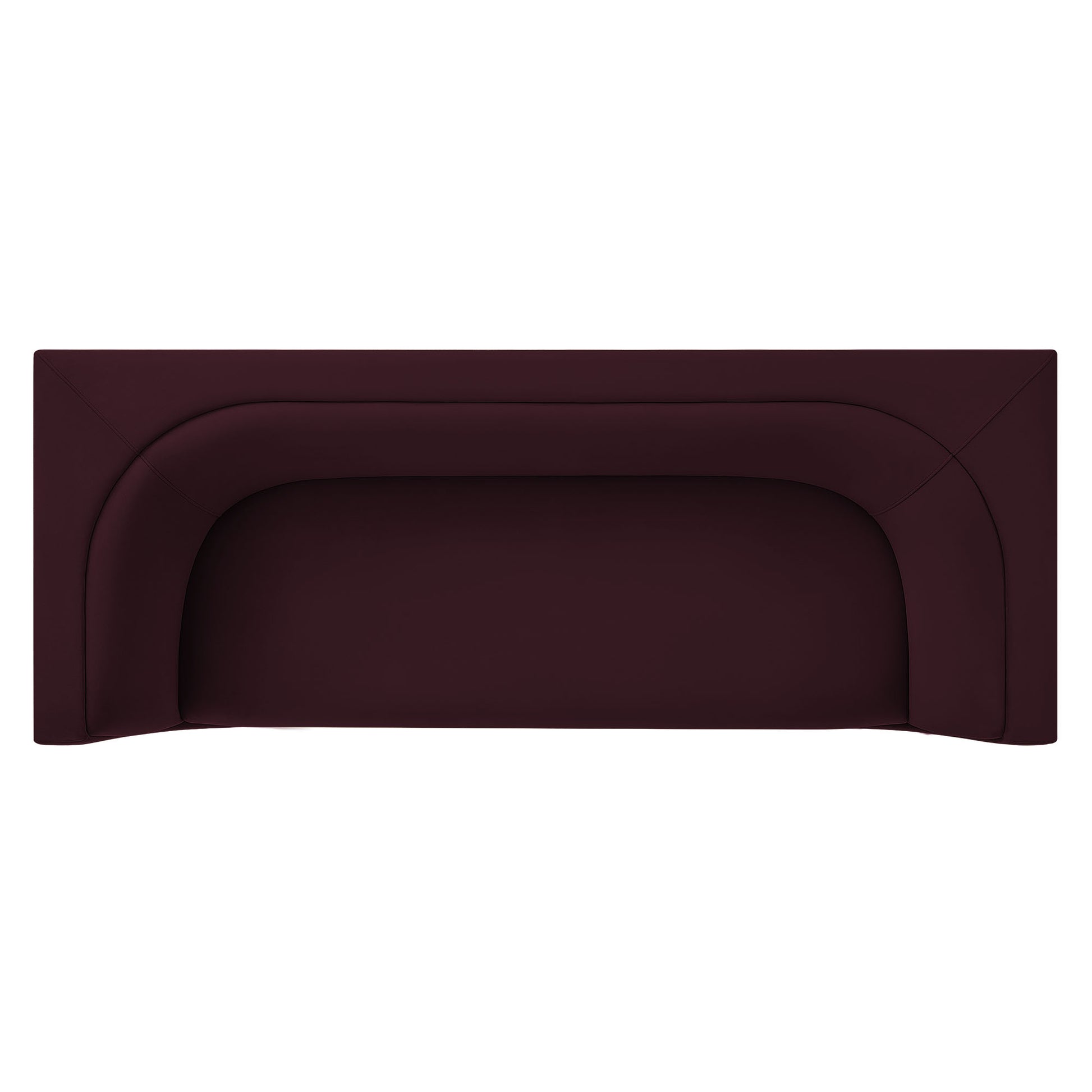Hilda 86" Curved Back Performance Velvet Sofa