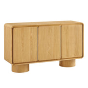 Lumo 3-Door Accent Cabinet - Oak
