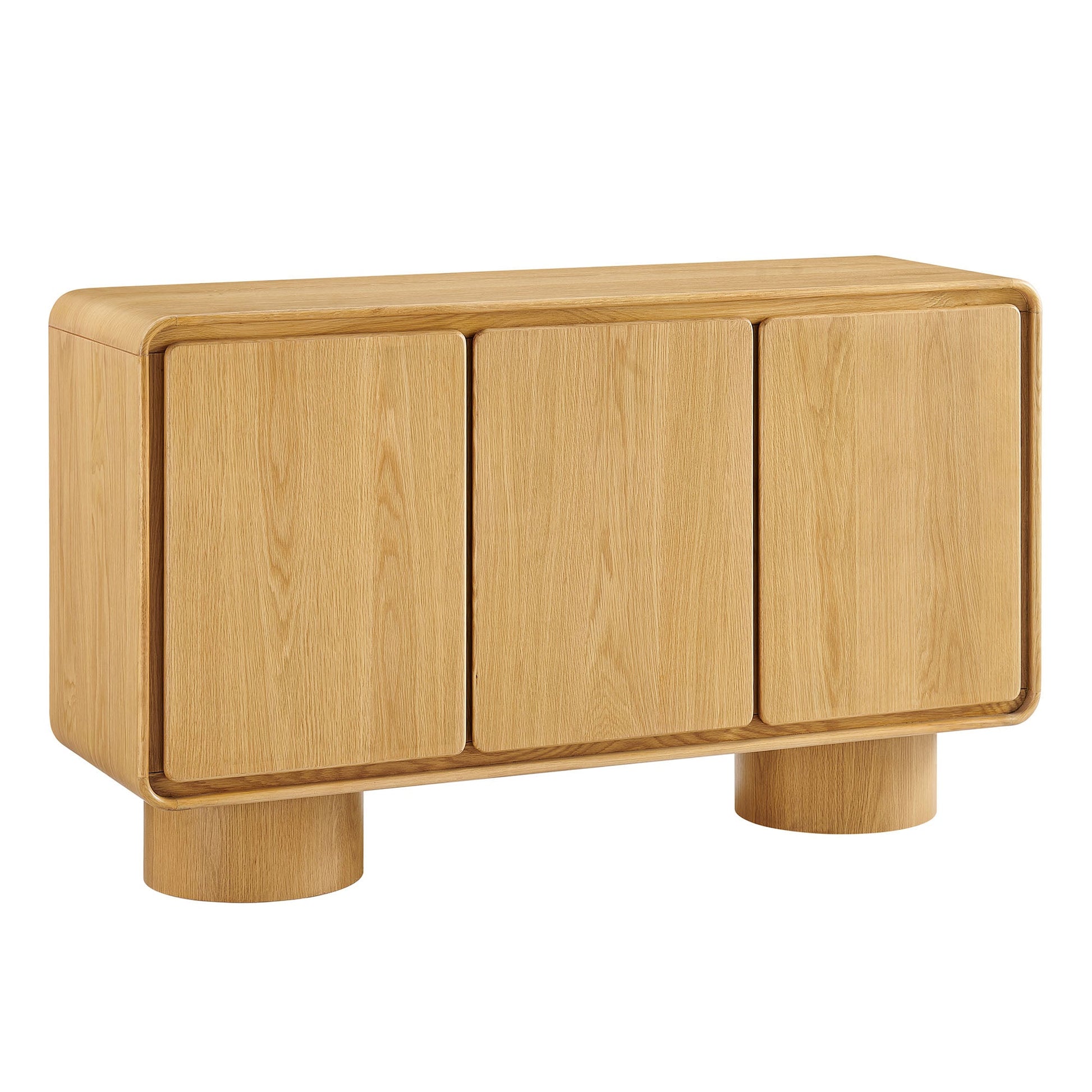 Lumo 3-Door Accent Cabinet - Oak