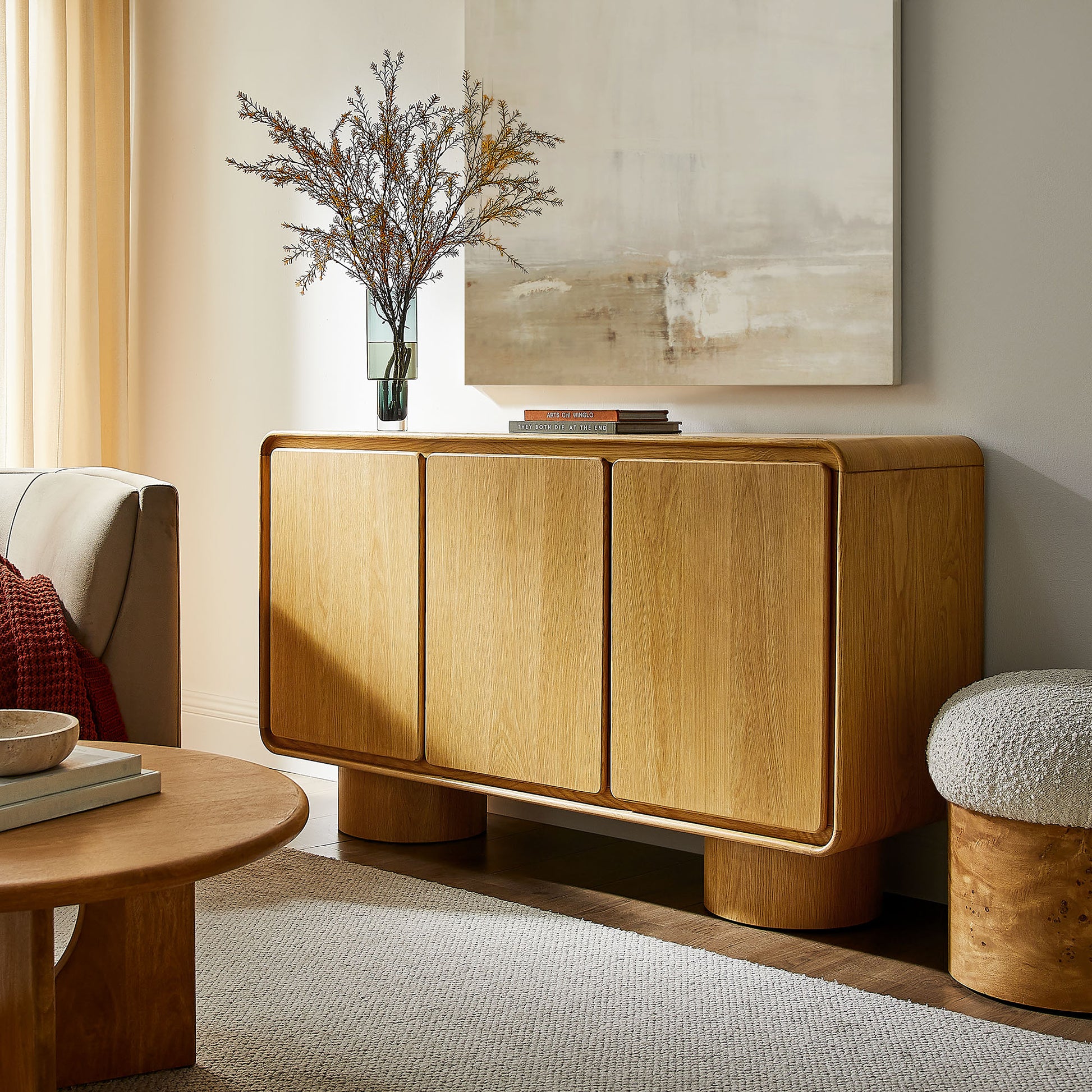 Lumo 3-Door Accent Cabinet