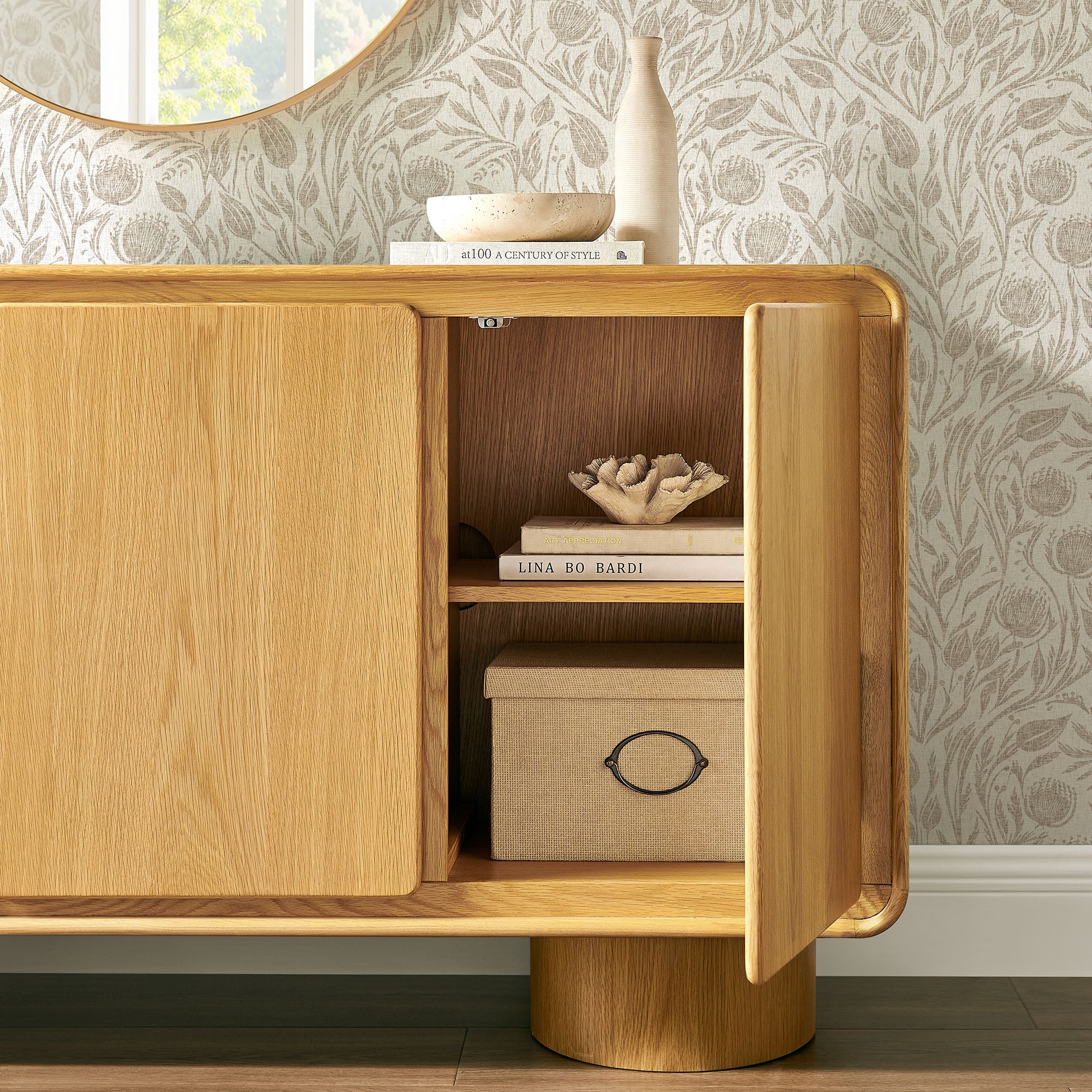Lumo 3-Door Accent Cabinet