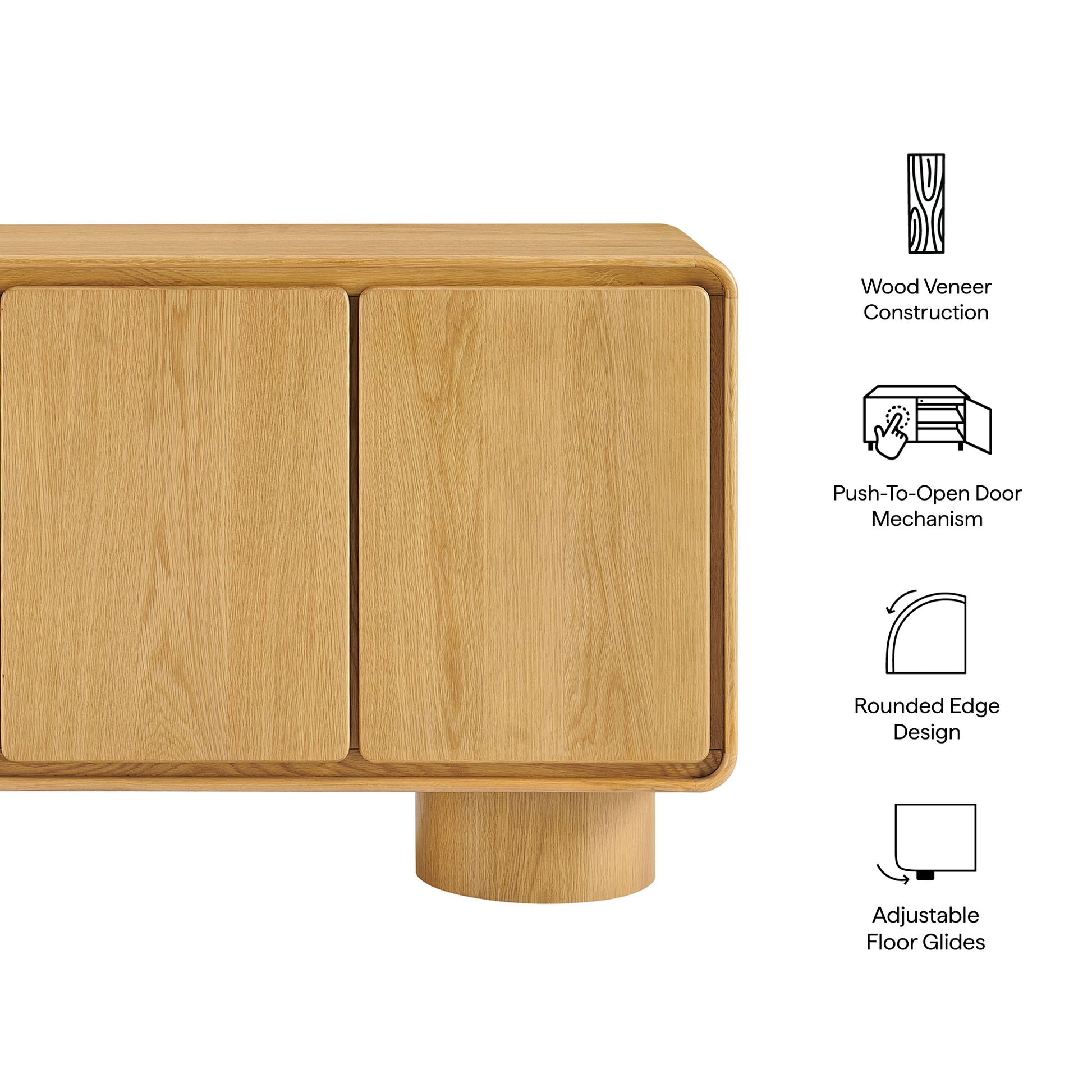 Lumo 3-Door Accent Cabinet