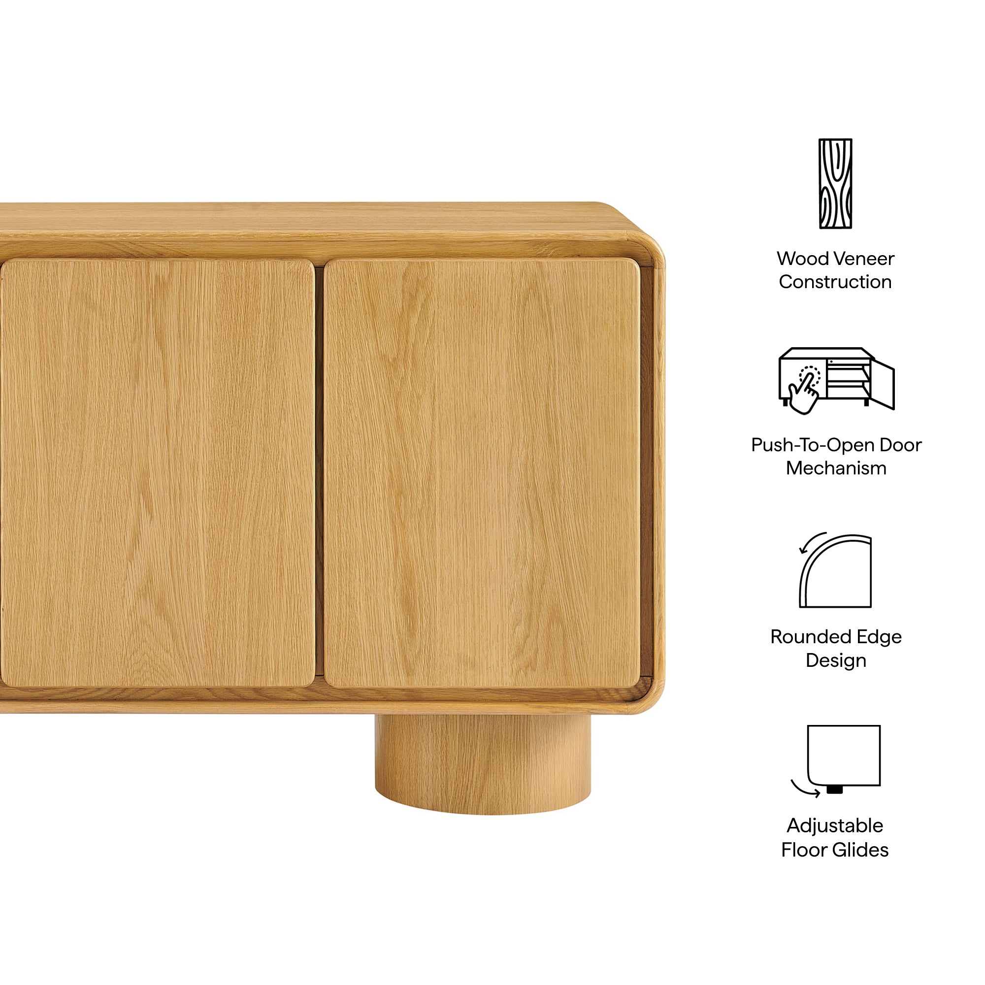 Lumo 3-Door Accent Cabinet