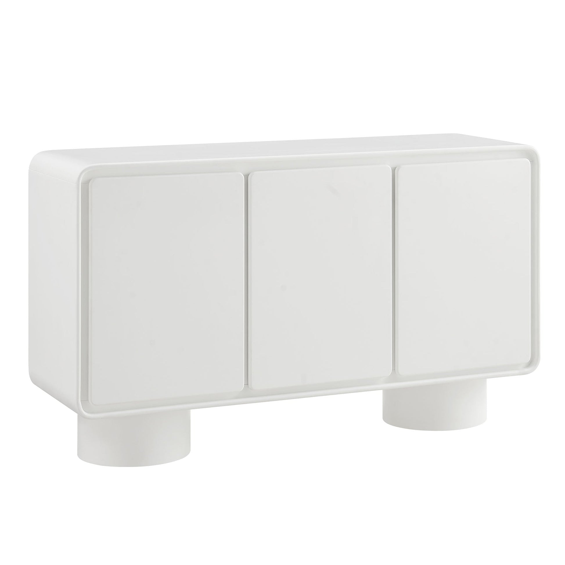Lumo 3-Door Accent Cabinet - White