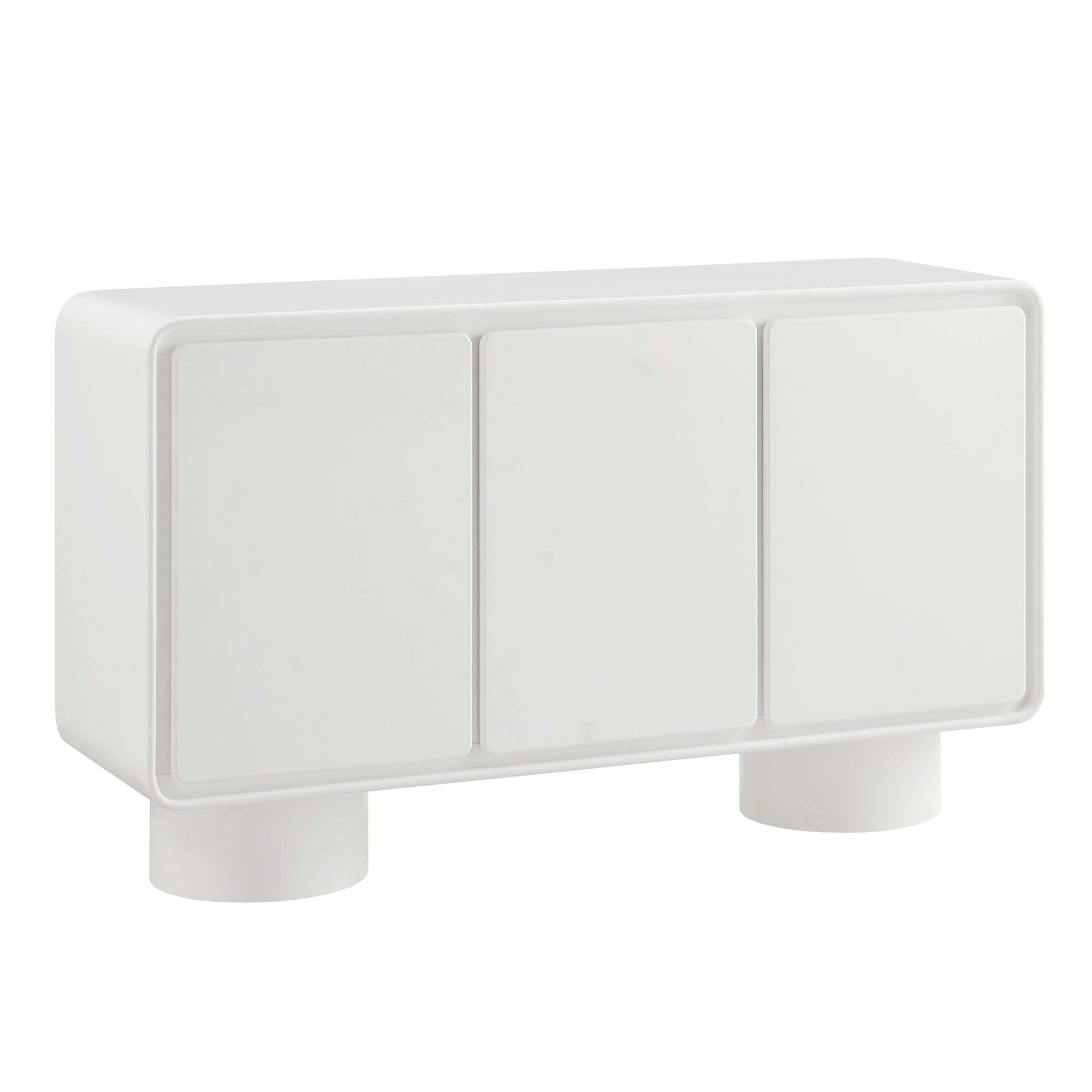 Lumo 3-Door Accent Cabinet - White