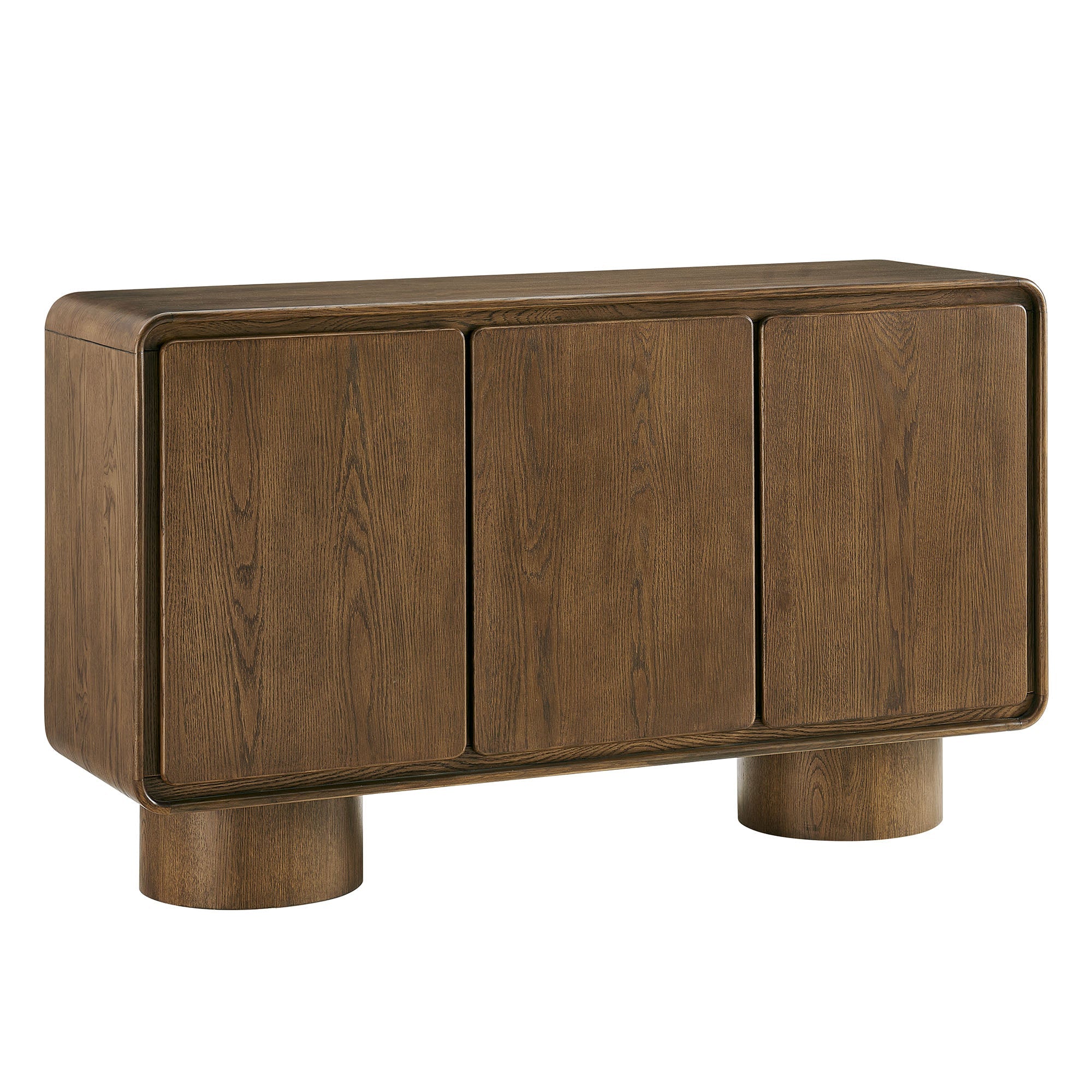Lumo 3-Door Accent Cabinet - Walnut