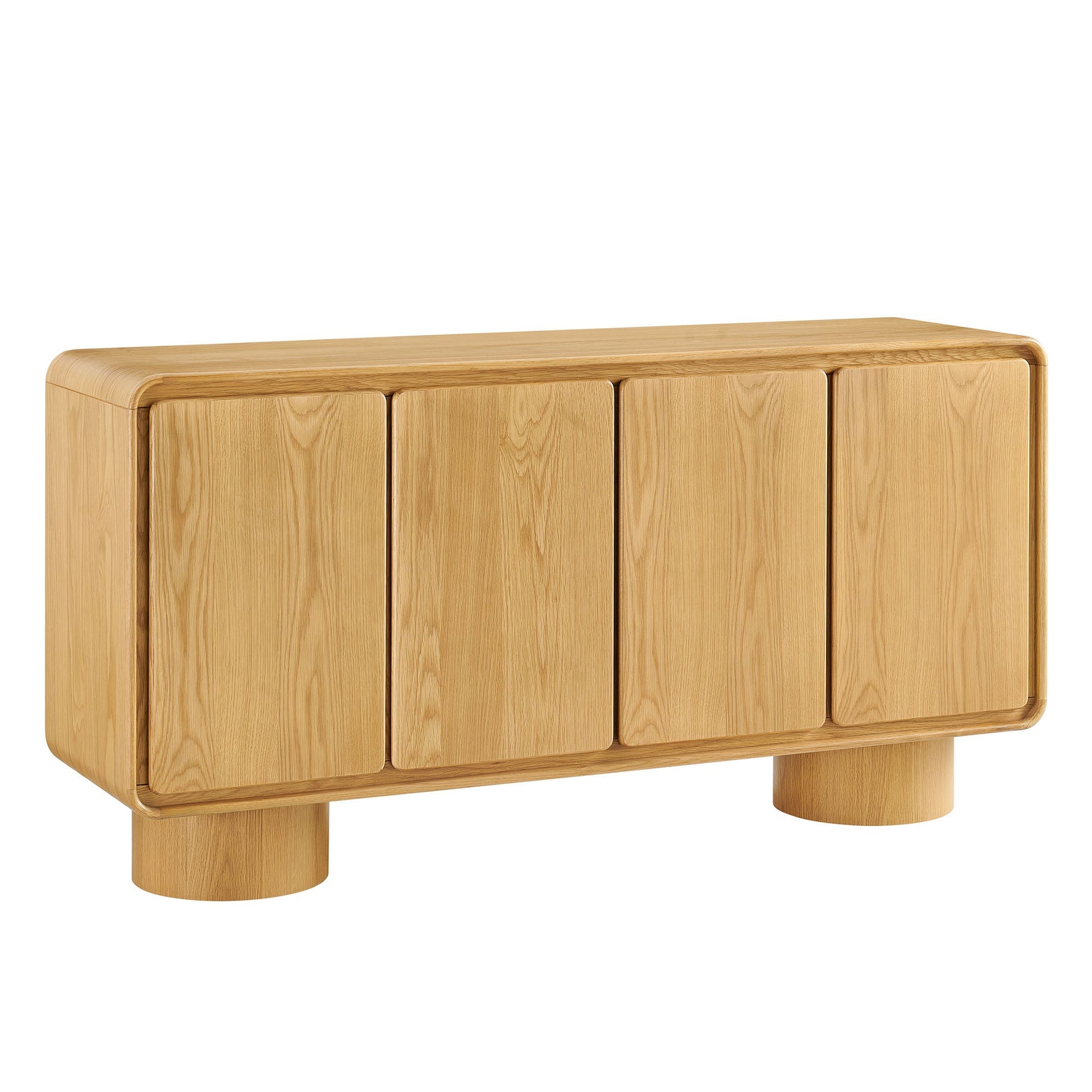 Lumo 4-Door Accent Cabinet - Oak