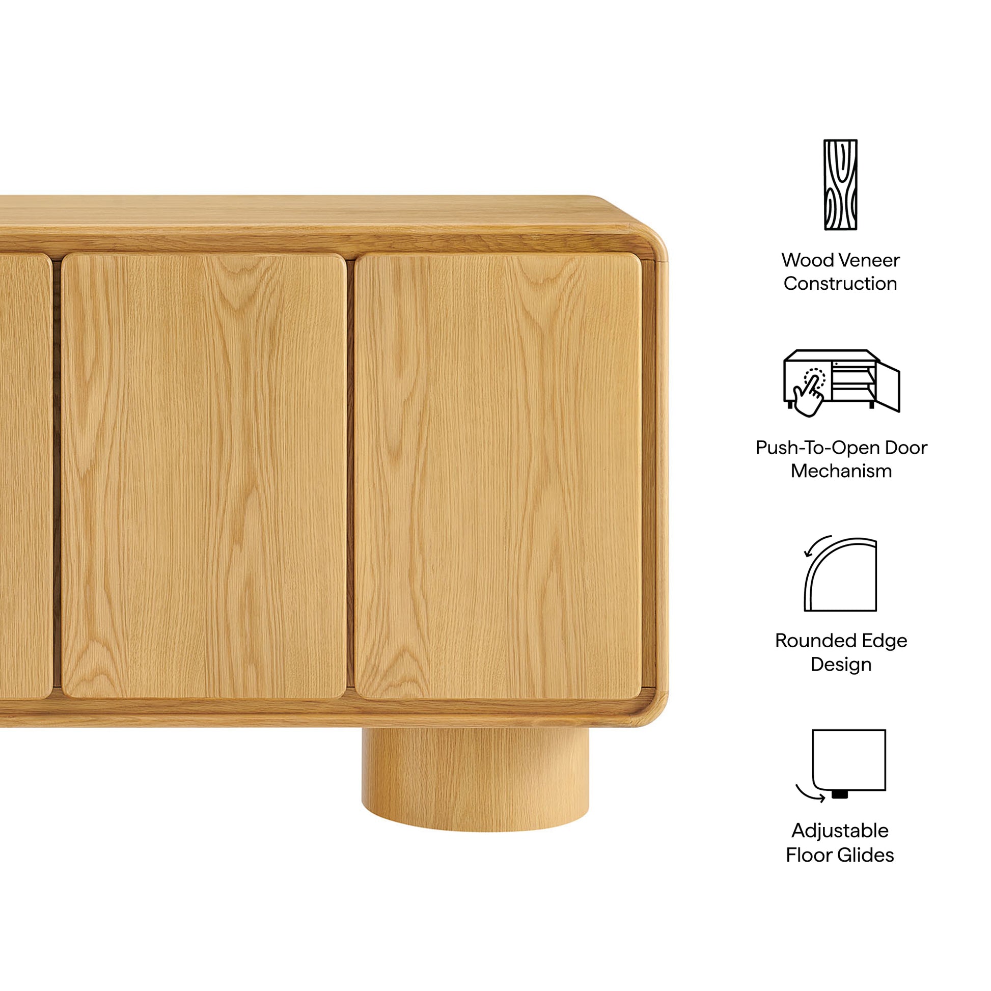Lumo 4-Door Accent Cabinet