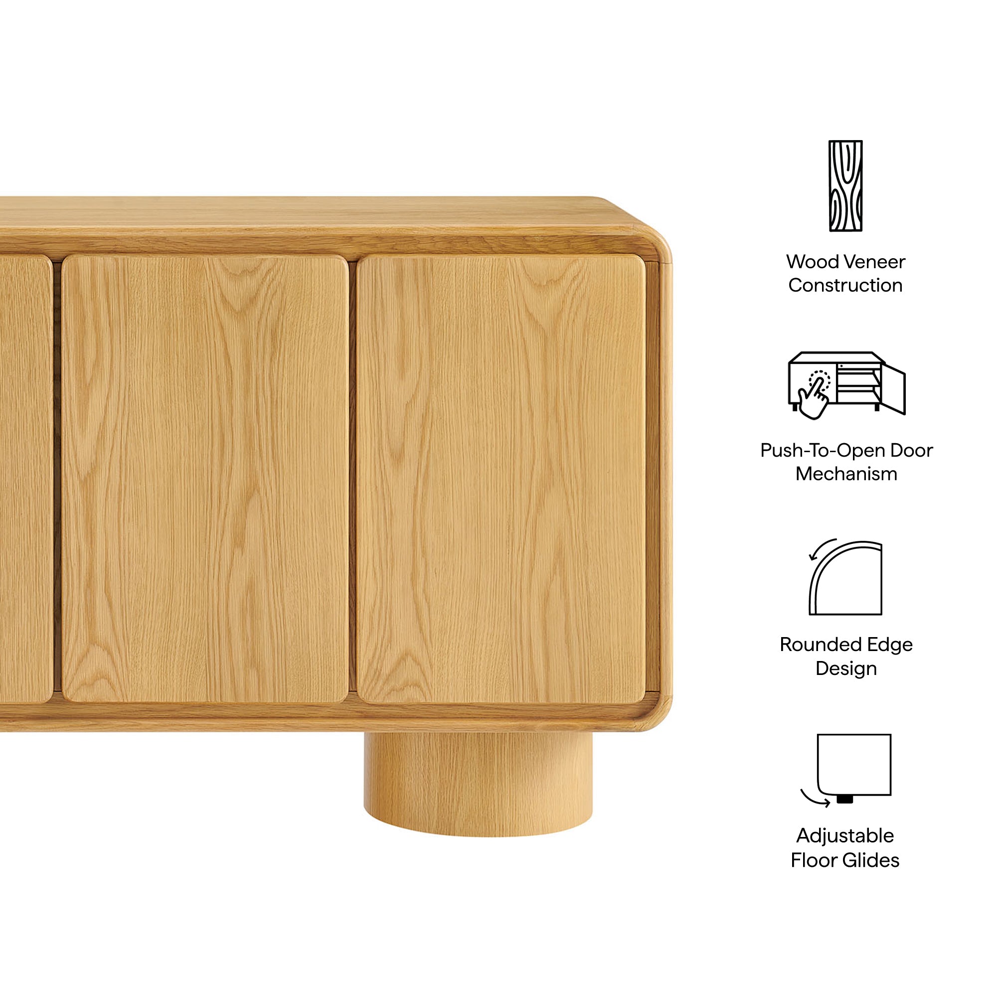 Lumo 4-Door Accent Cabinet