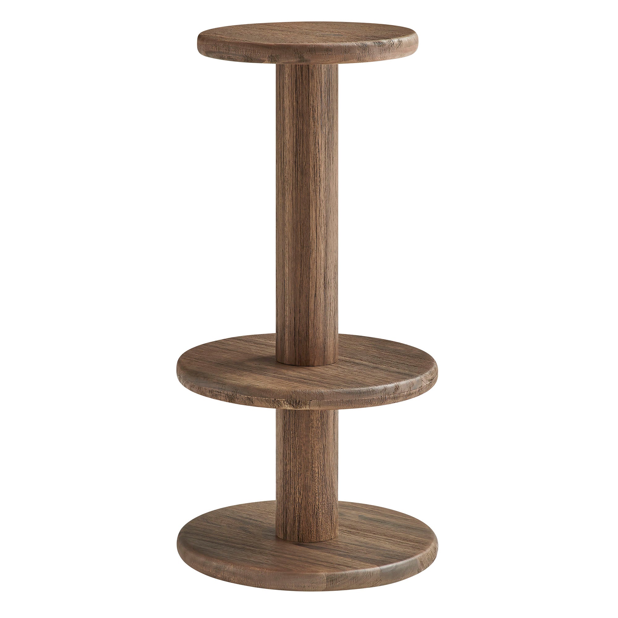 Neo 5-Piece Round Indoor - Outdoor Round Patio Bar Table And Stool Set