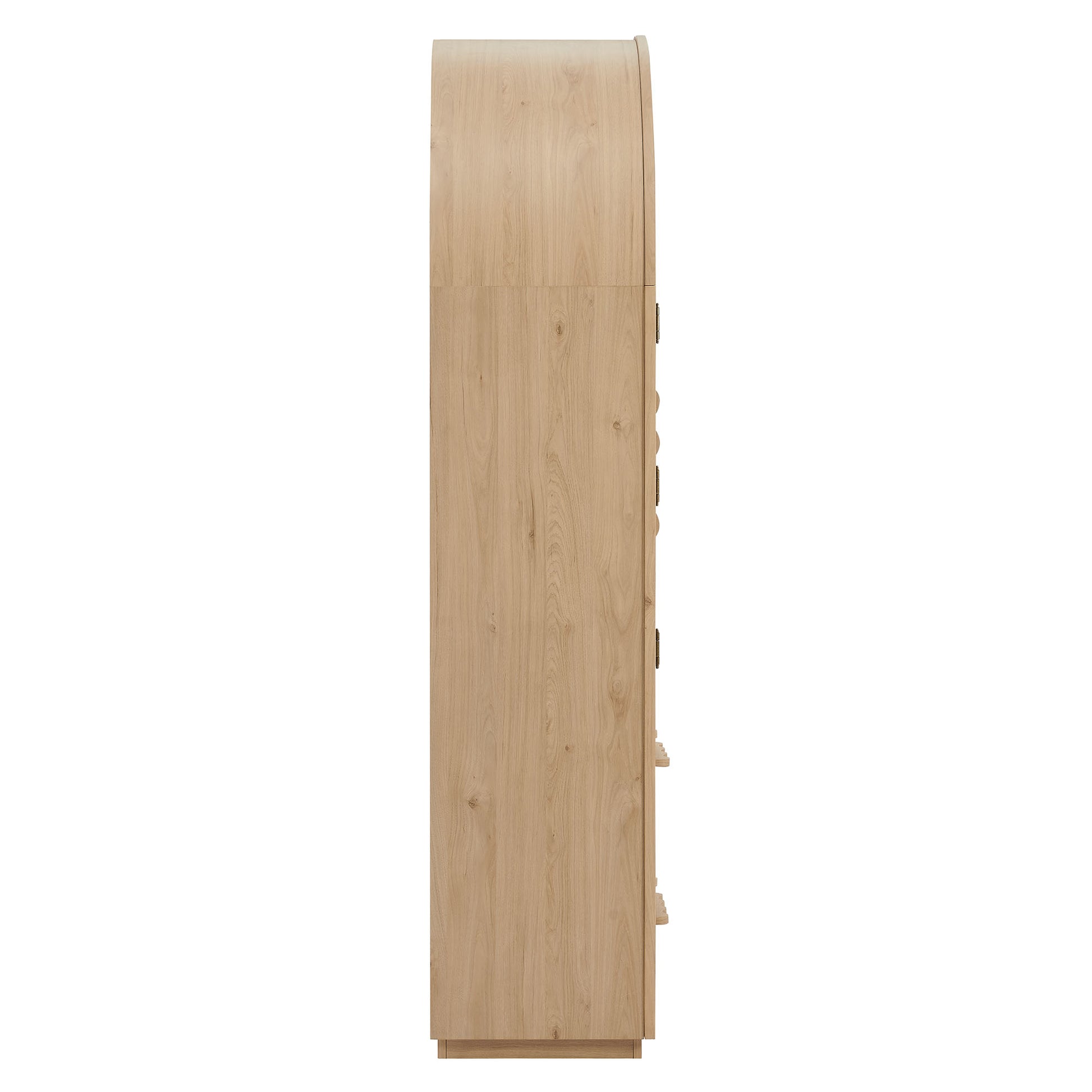 Rory 76 Inch Arched Kitchen Pantry Cabinet