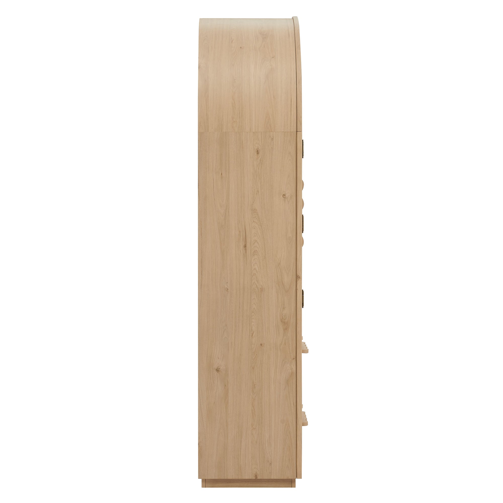 Rory 76 Inch Arched Kitchen Pantry Cabinet