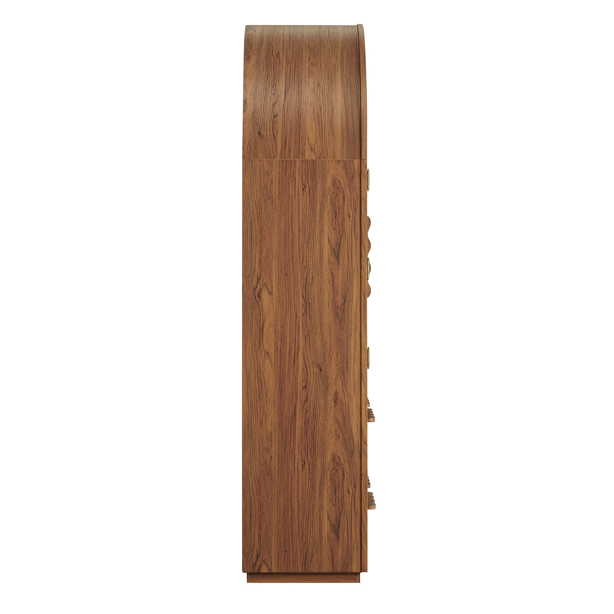 Rory 76 Inch Arched Kitchen Pantry Cabinet