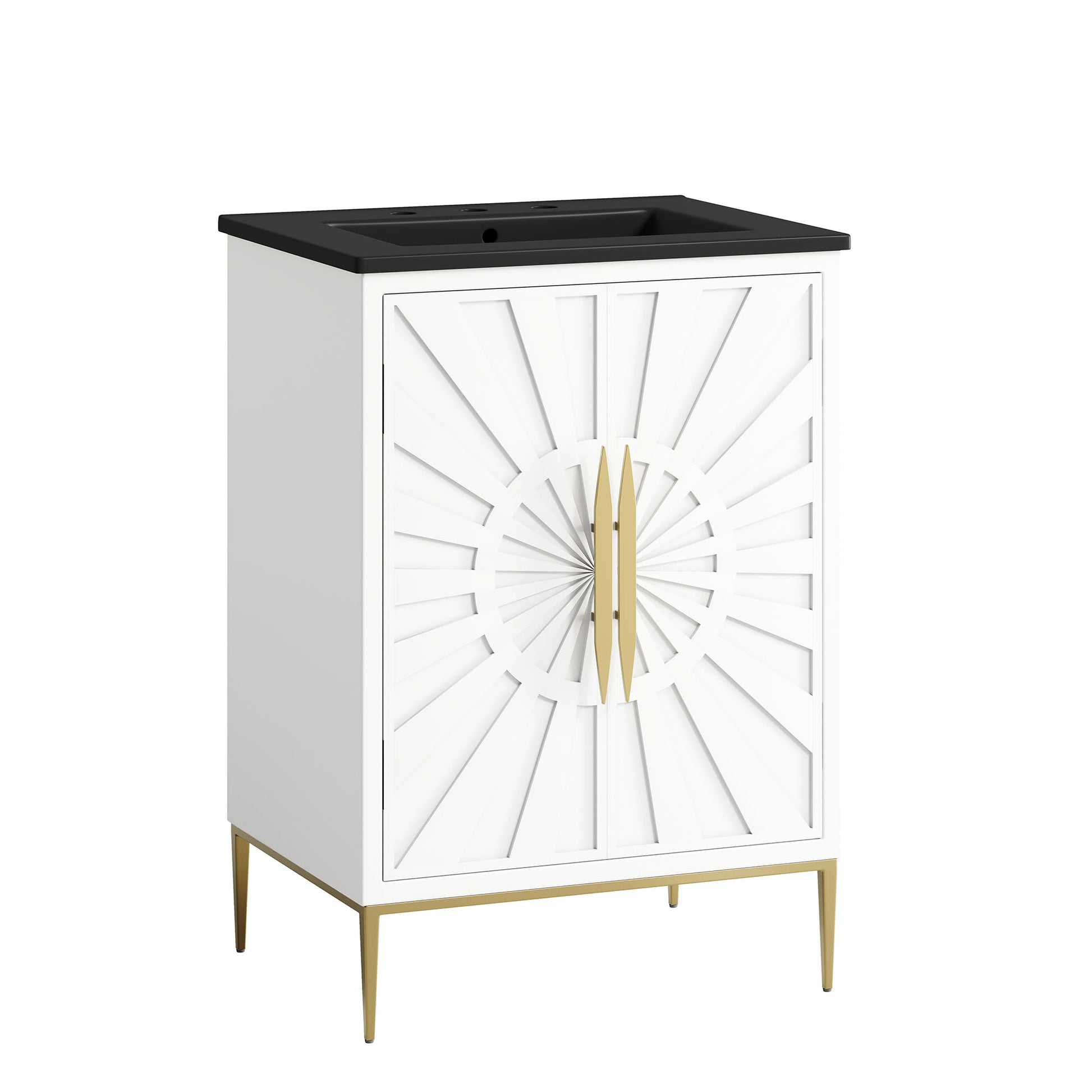 Awaken 24" Bathroom Vanity - White Black