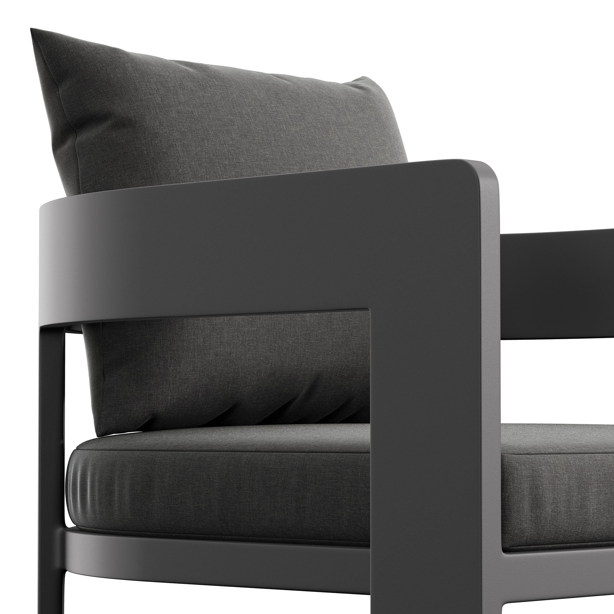 Tahoe Outdoor Patio Aluminum Counter Stool
