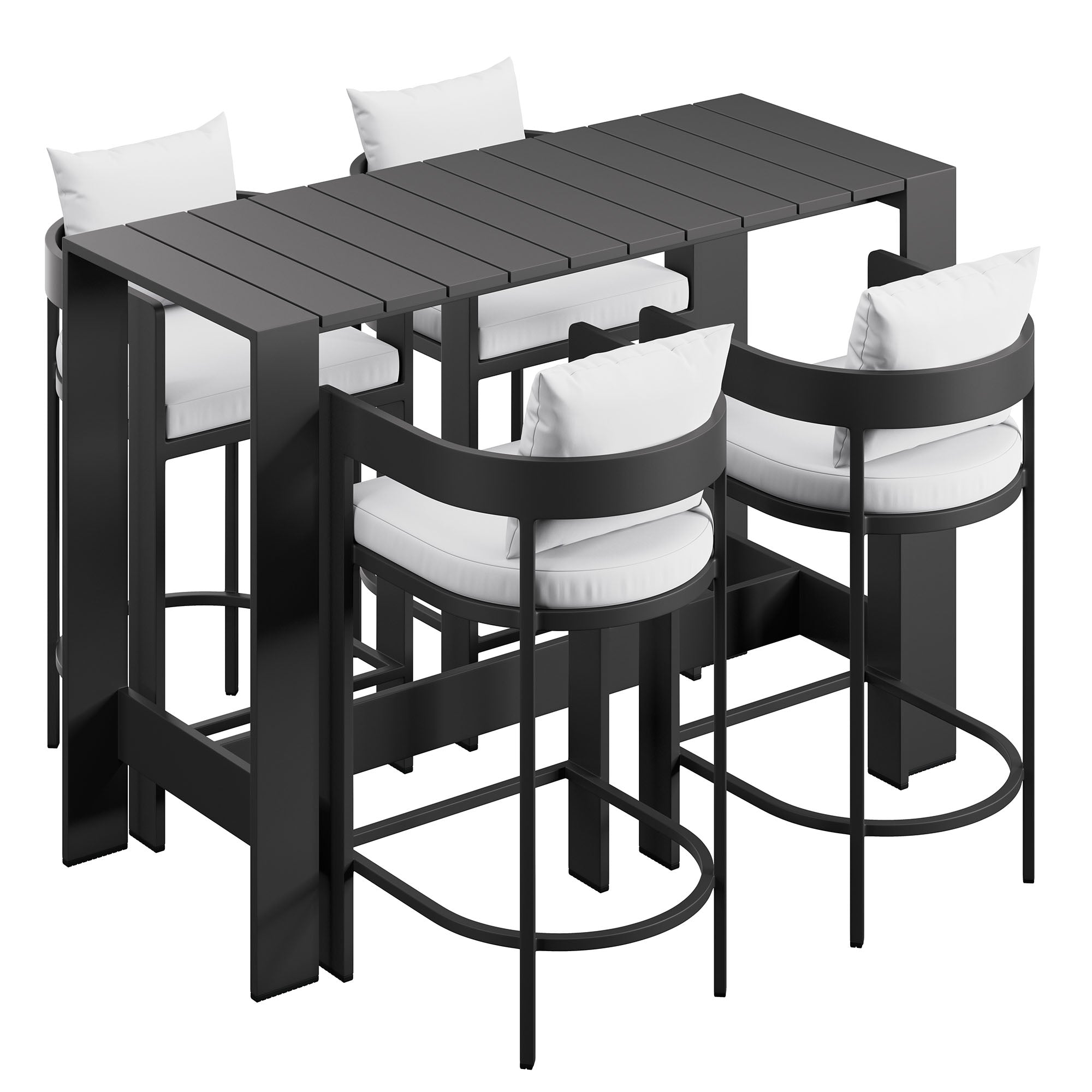 Tahoe 5-Piece Outdoor Bar Table Set