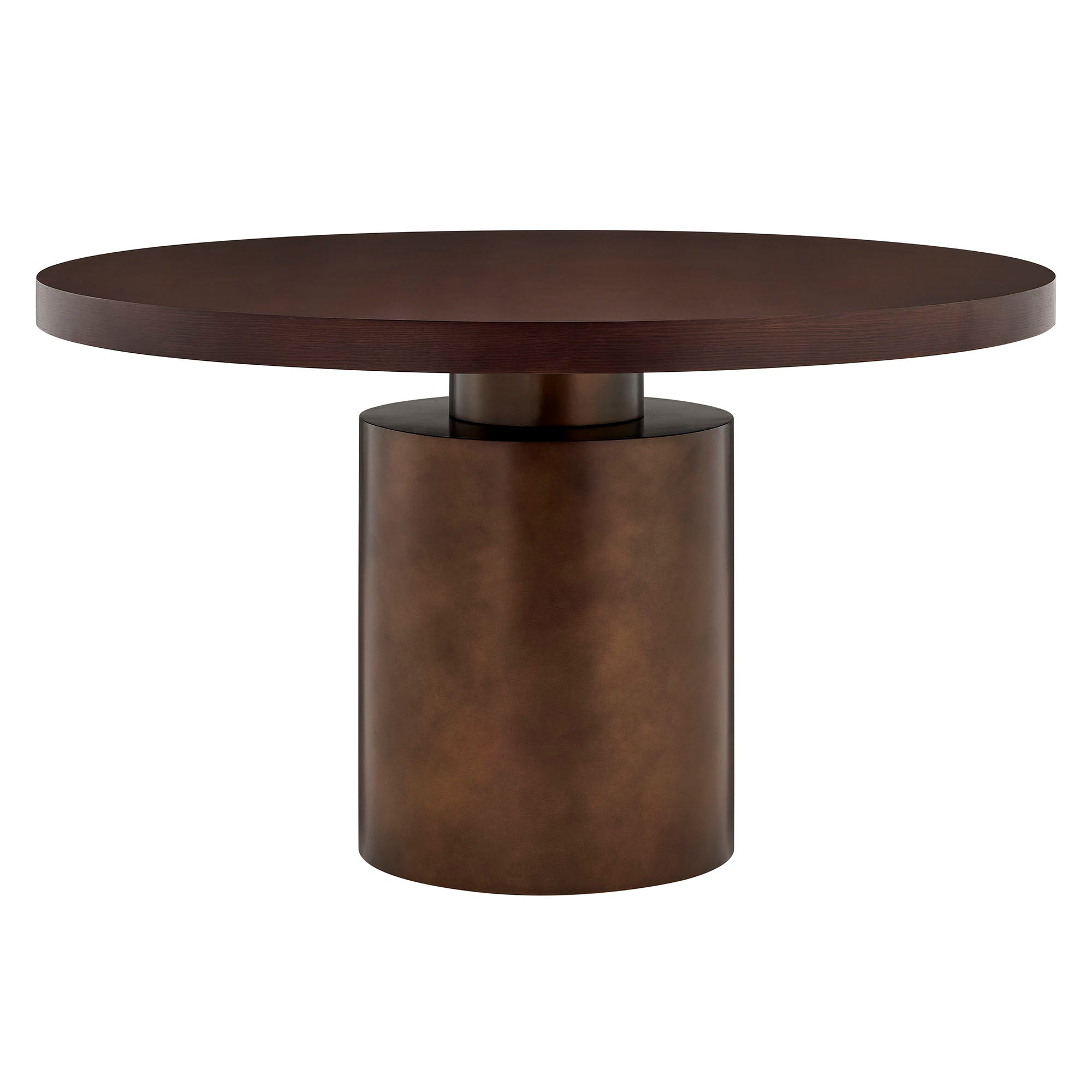Annette 54 Inch Round Pedestal Base Dining Table by Modway