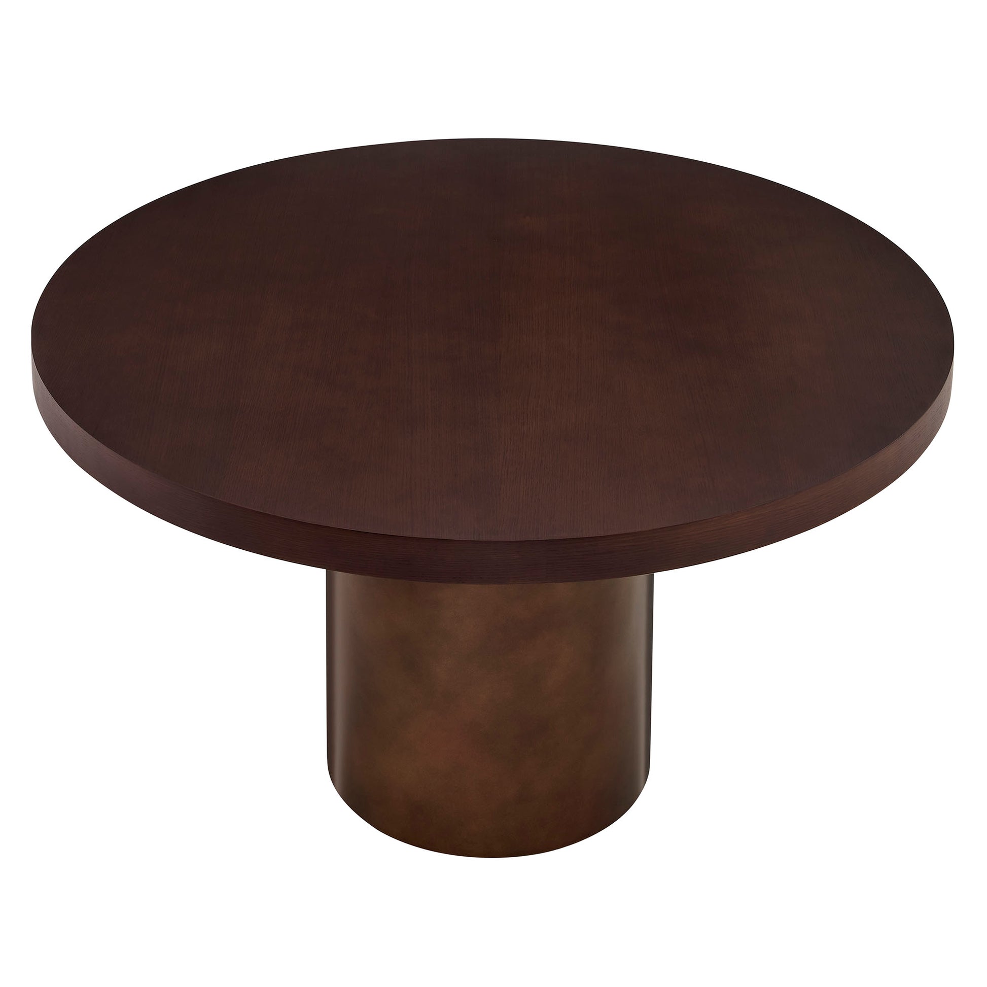 Annette 54 Inch Round Pedestal Base Dining Table by Modway