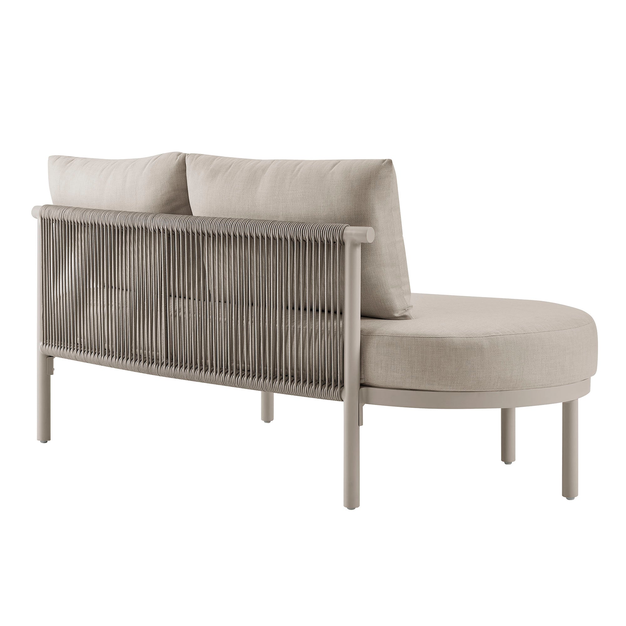 Porta Left-Arm Facing Outdoor Patio Aluminum Modular Piece by Modway
