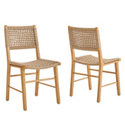 Tindra Woven Dining Chairs Set of 2 - Natural