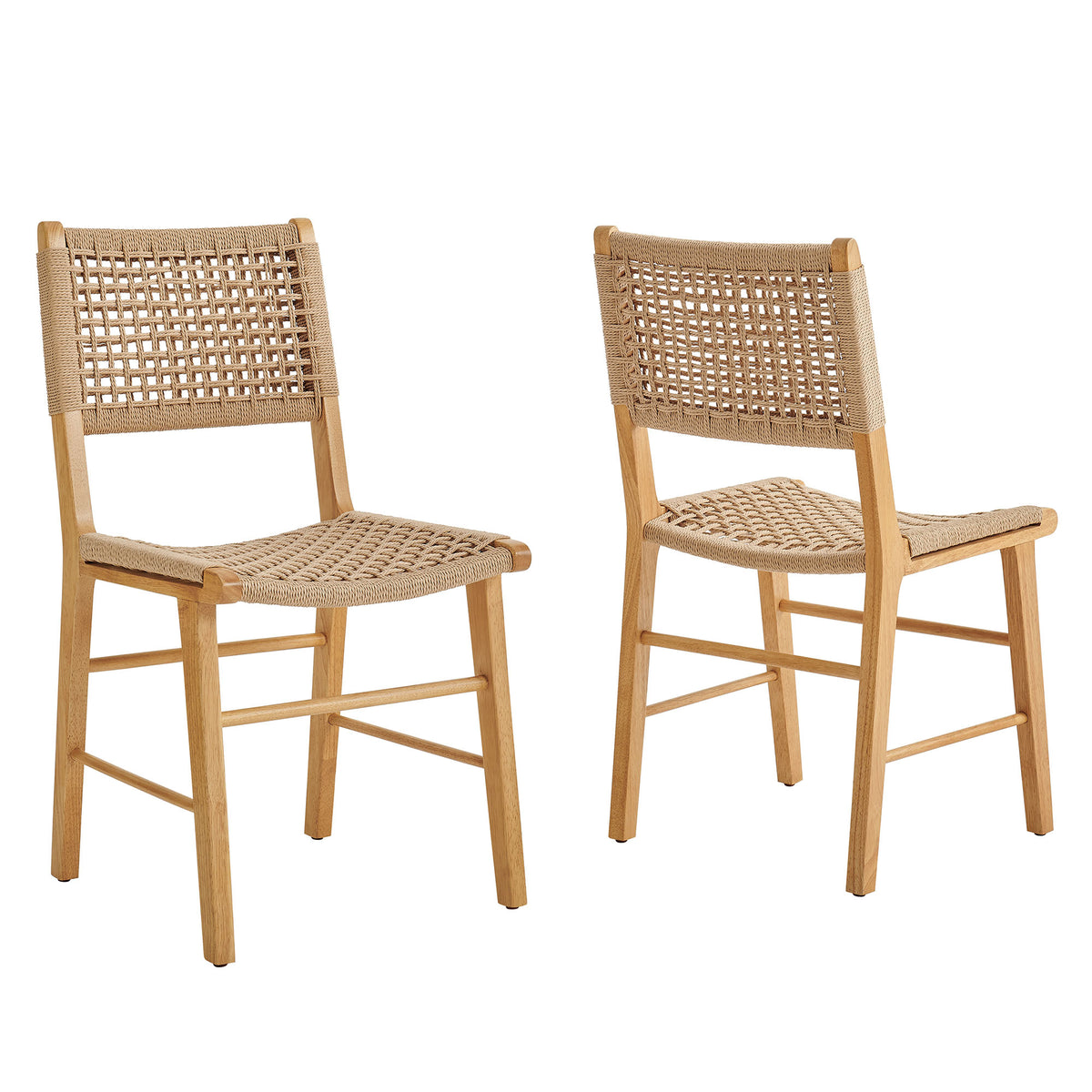 Tindra Woven Dining Chairs Set of 2 - Natural