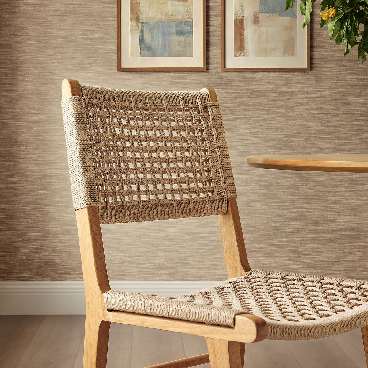 Tindra Woven Dining Chairs Set of 2 - Natural