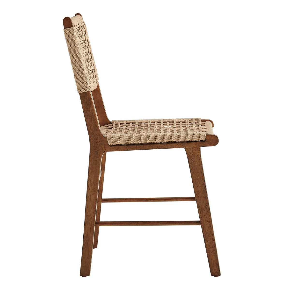 Tindra Woven Dining Chairs Set of 2 - Walnut