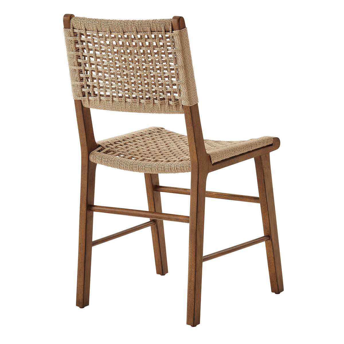 Tindra Woven Dining Chairs Set of 2 - Walnut