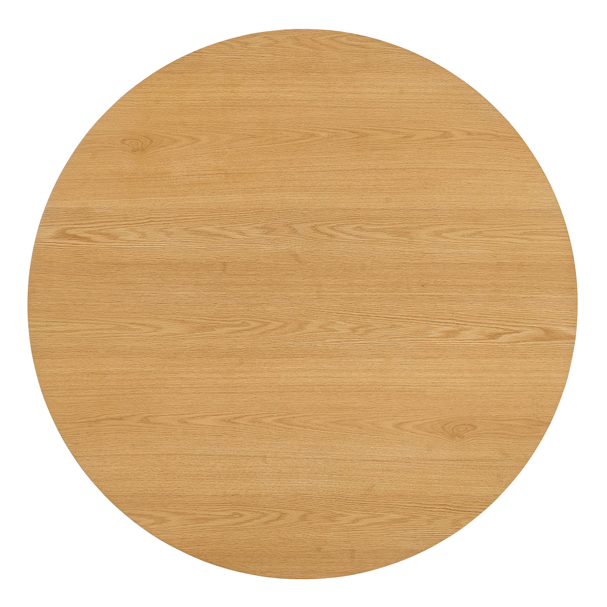 Renwick 47 Inch Oak Veneer Round Pedestal Dining Table - Oak