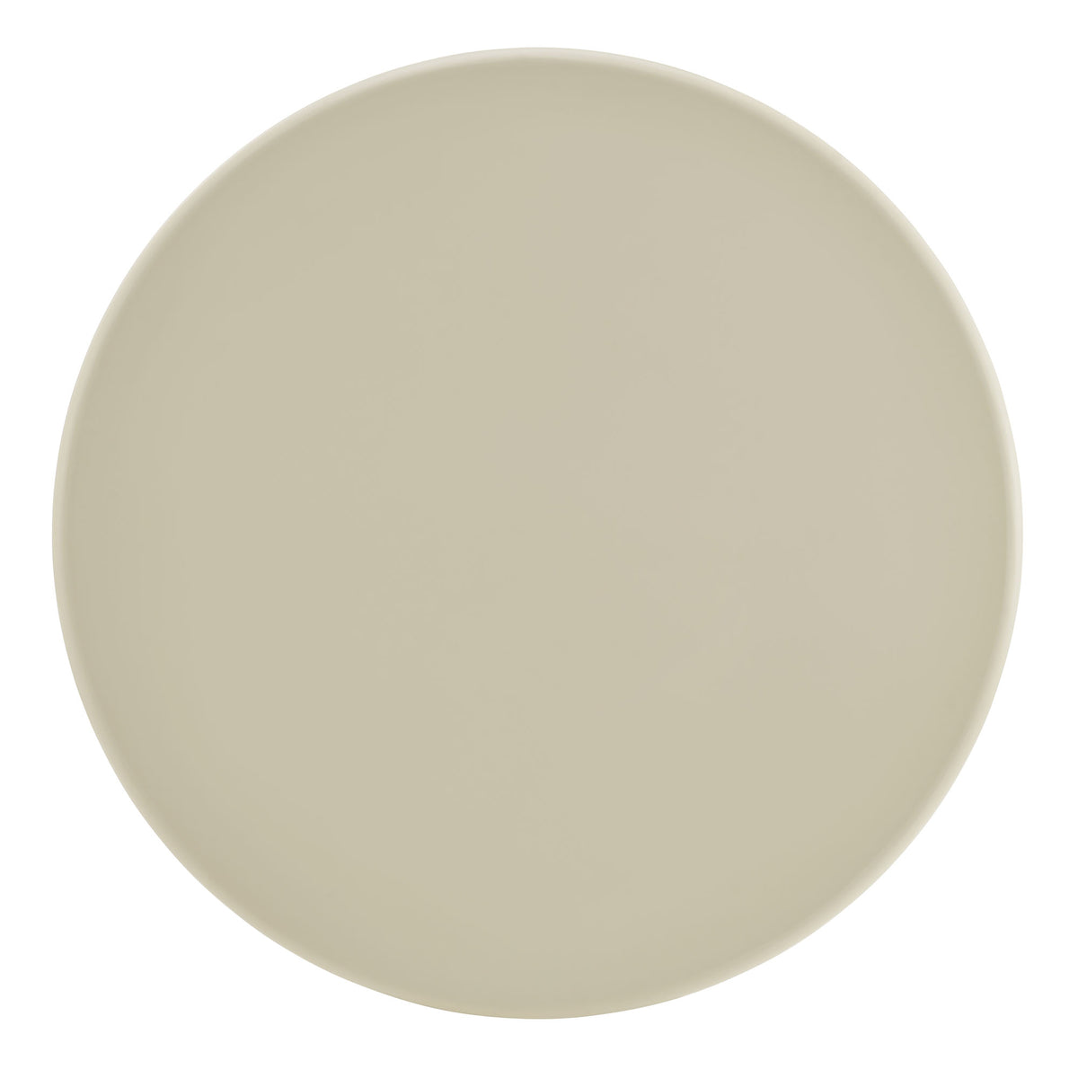 Belmonte 45 Inch Painted Wood Round Pedestal Dining Table - Putty