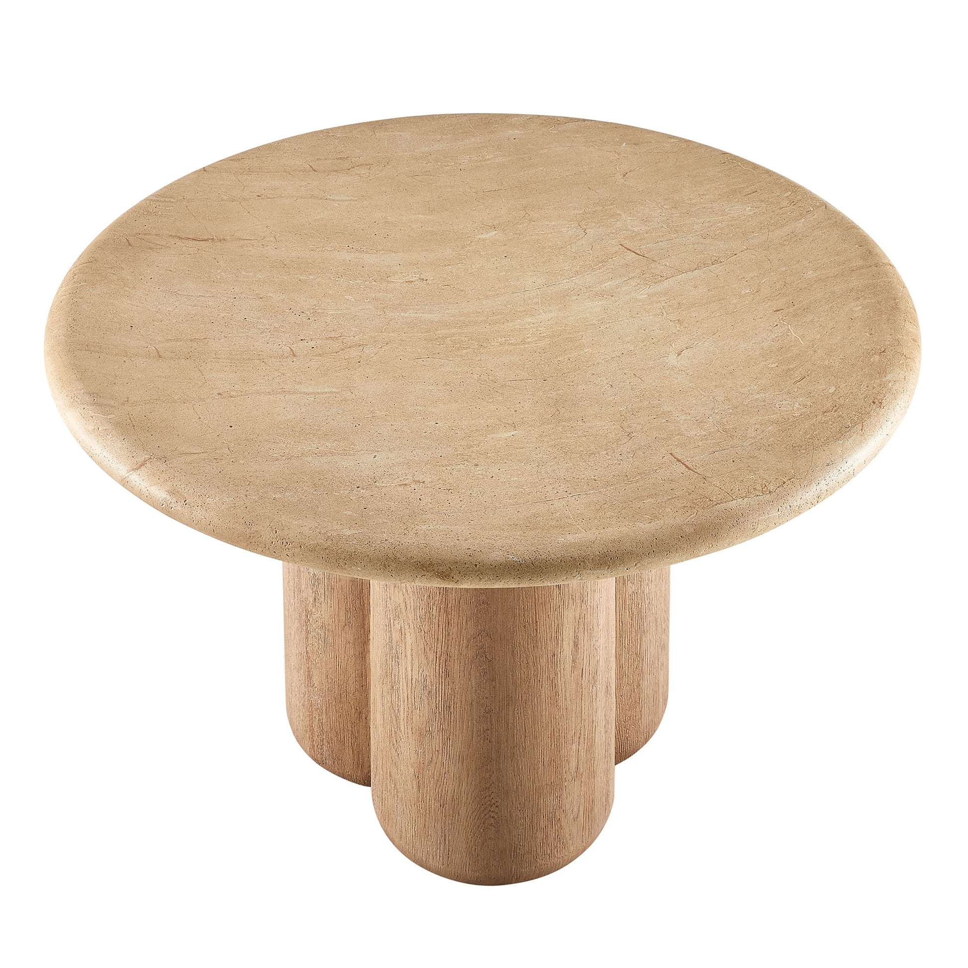 Tori 48 Inch Round Indoor and Outdoor Dining Table