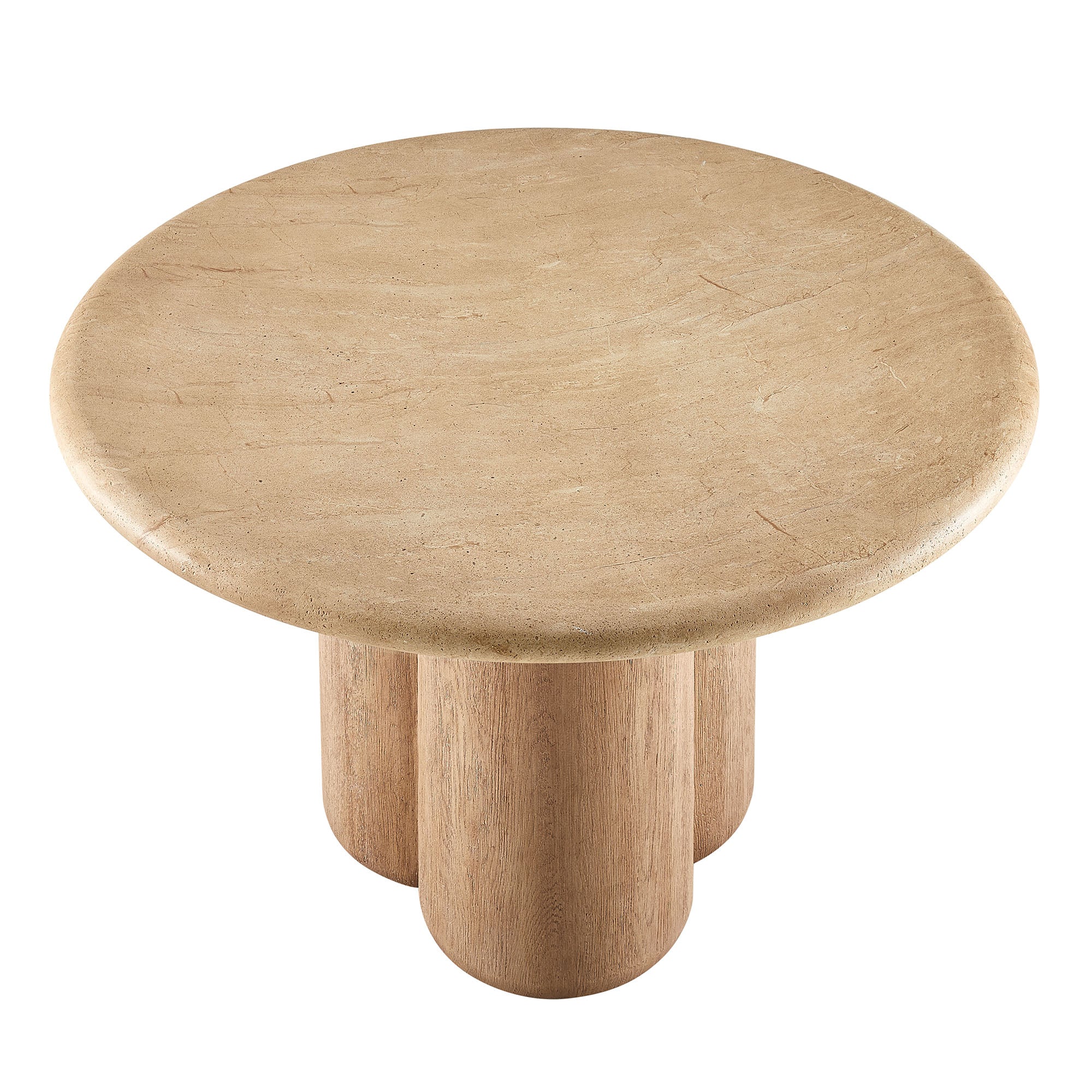 Tori 48 Inch Round Indoor and Outdoor Dining Table