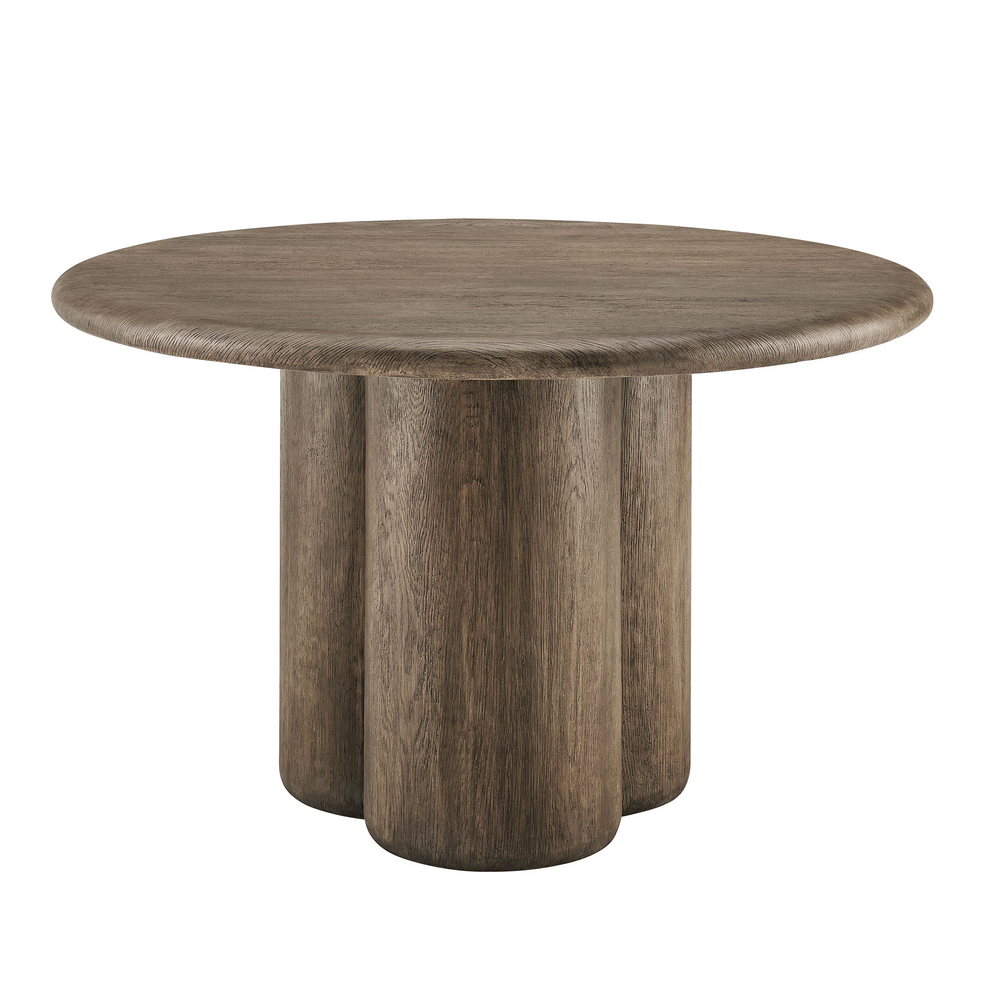 Tori 48 Inch Round Indoor and Outdoor Dining Table