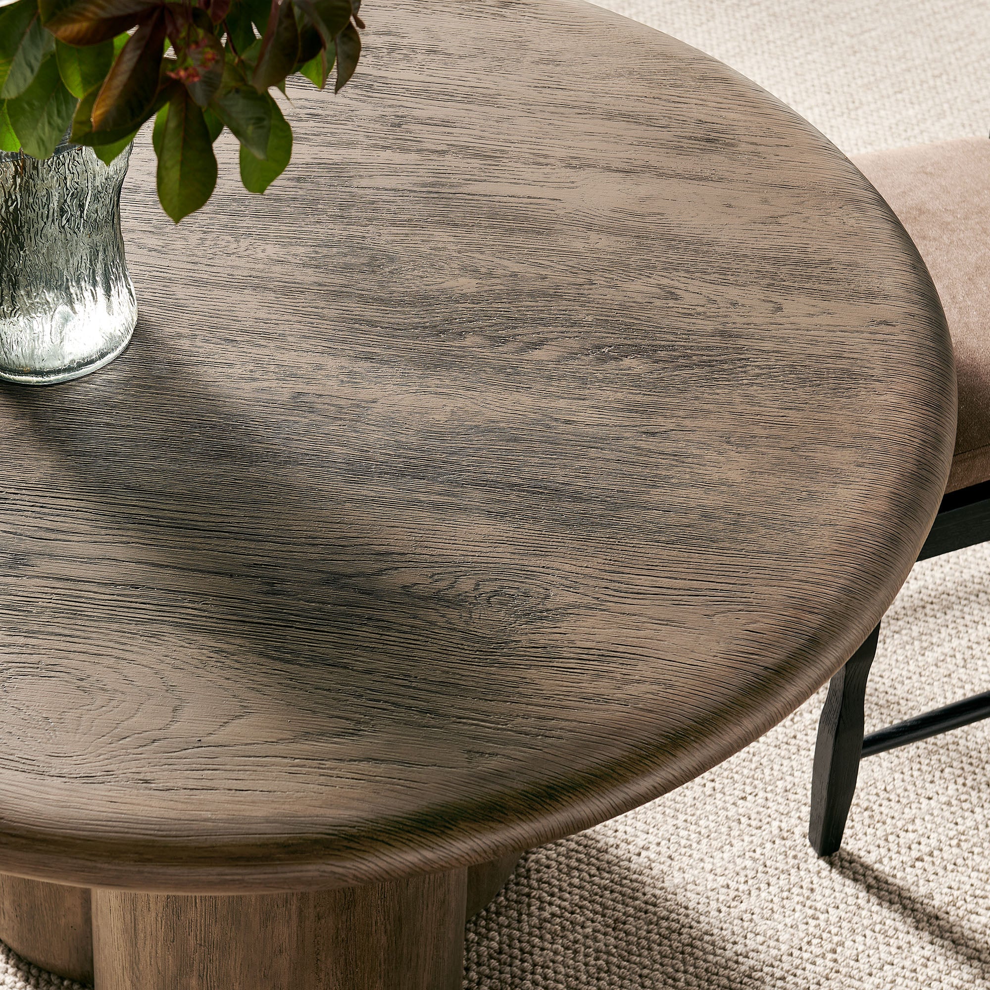 Tori 48 Inch Round Indoor and Outdoor Dining Table